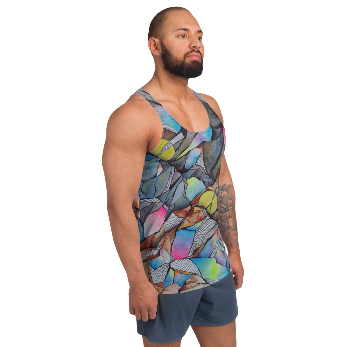 3 moon Tank Top - cotovart