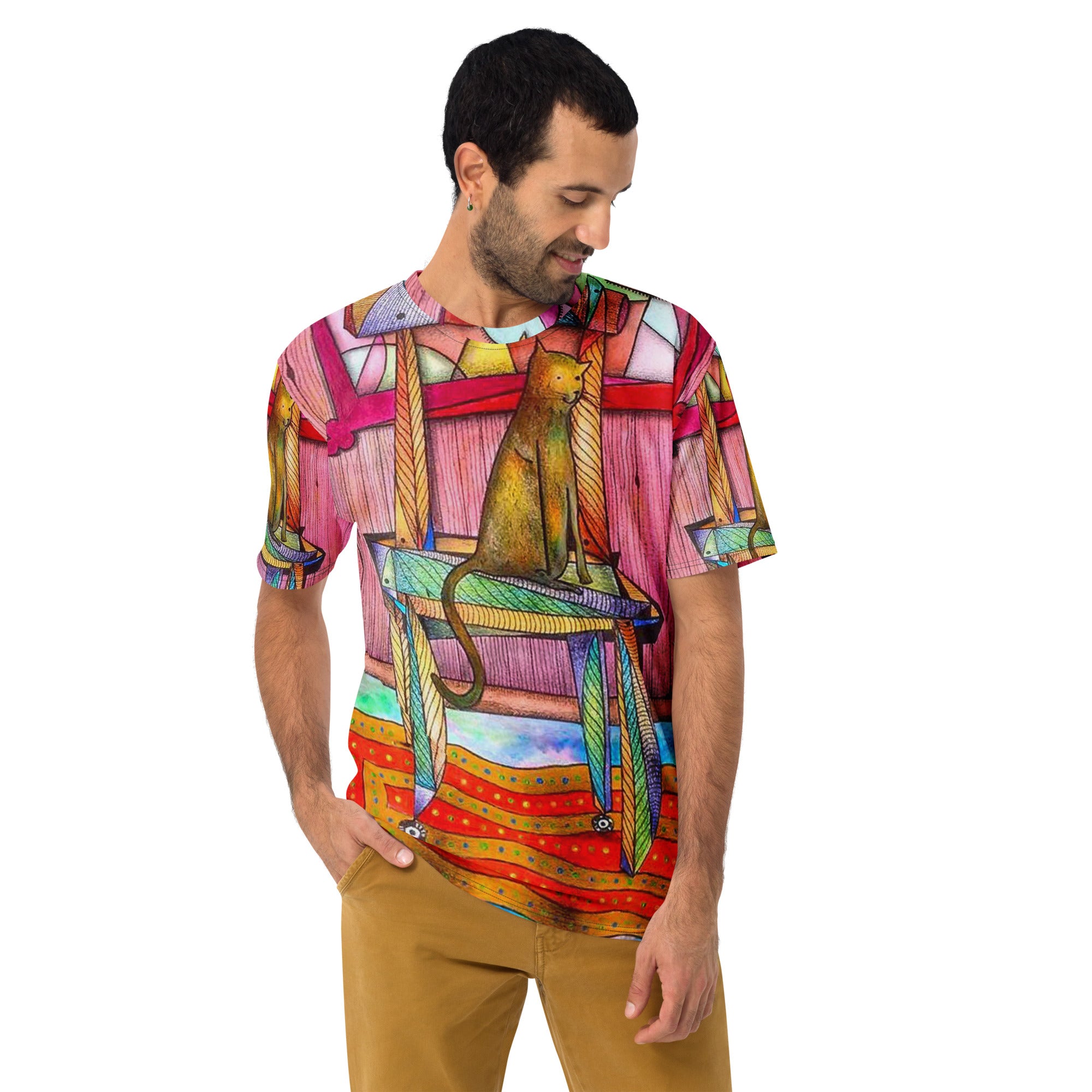 CST art cat cloth cat watercolor cat illustration cotov Guerrero