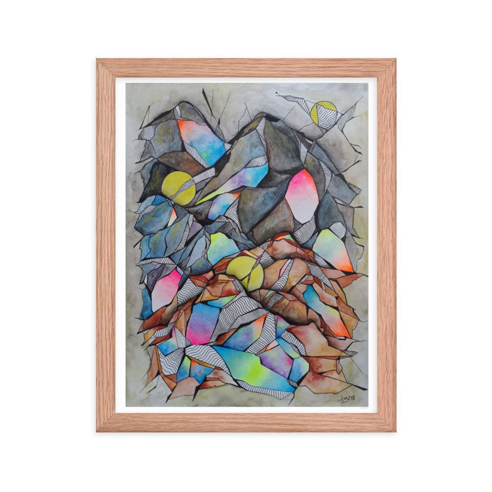 3moon Framed poster - cotovart