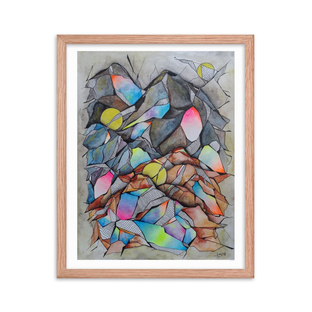 3moon Framed poster - cotovart