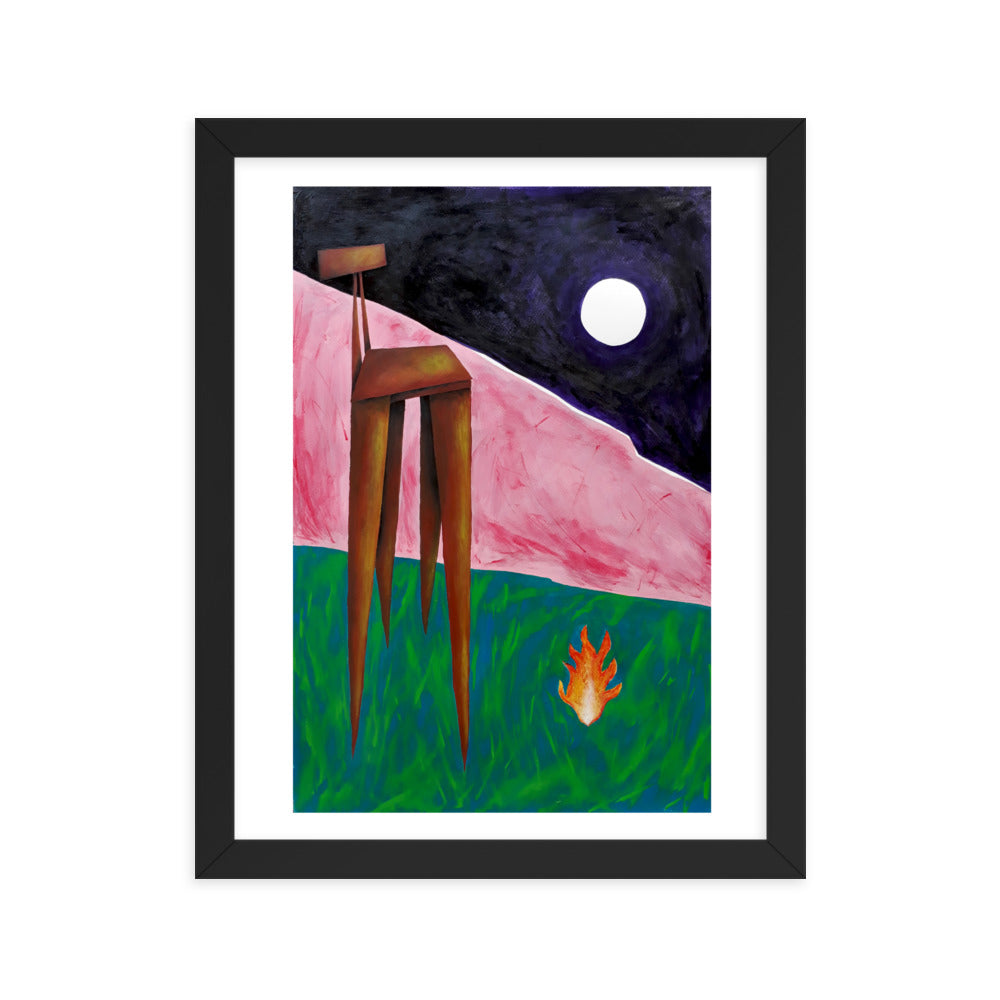 The picnic Framed poster