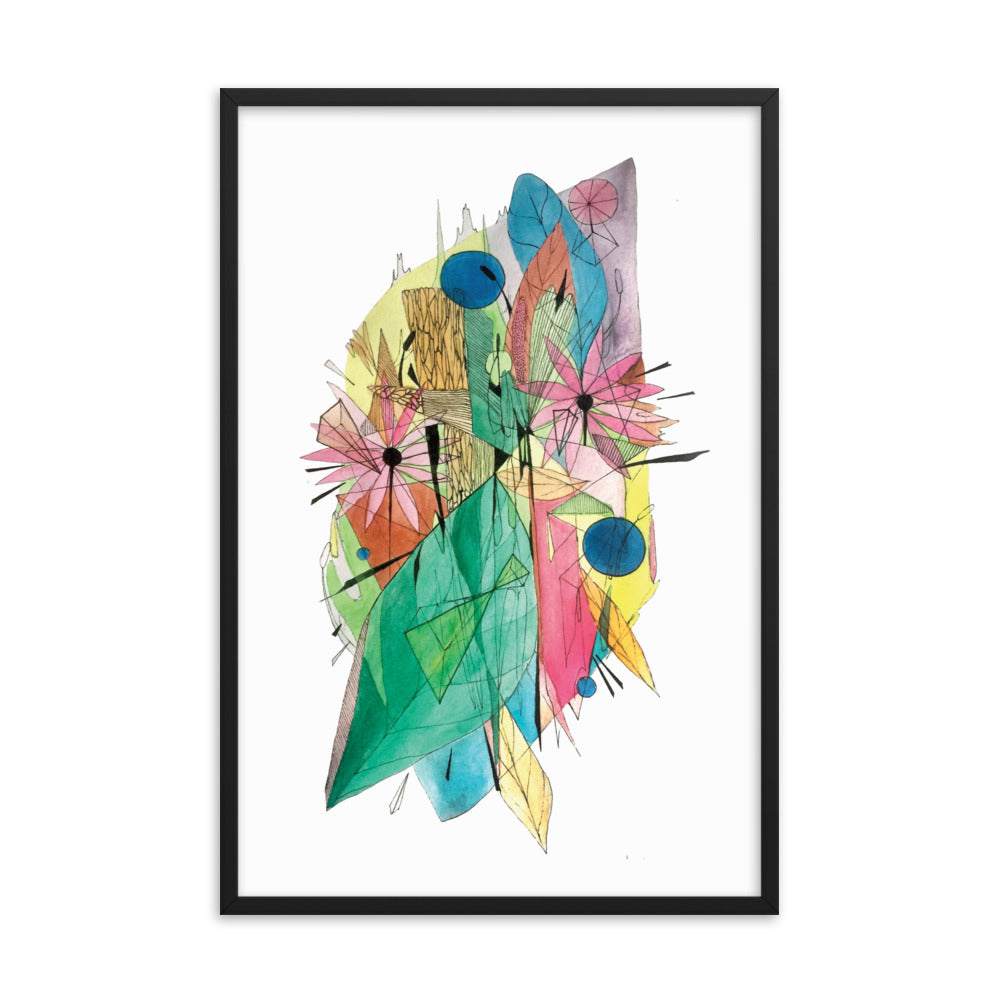 Flower Framed poster