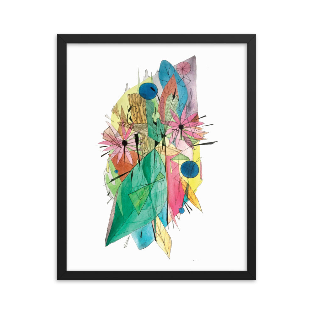 Flower Framed poster