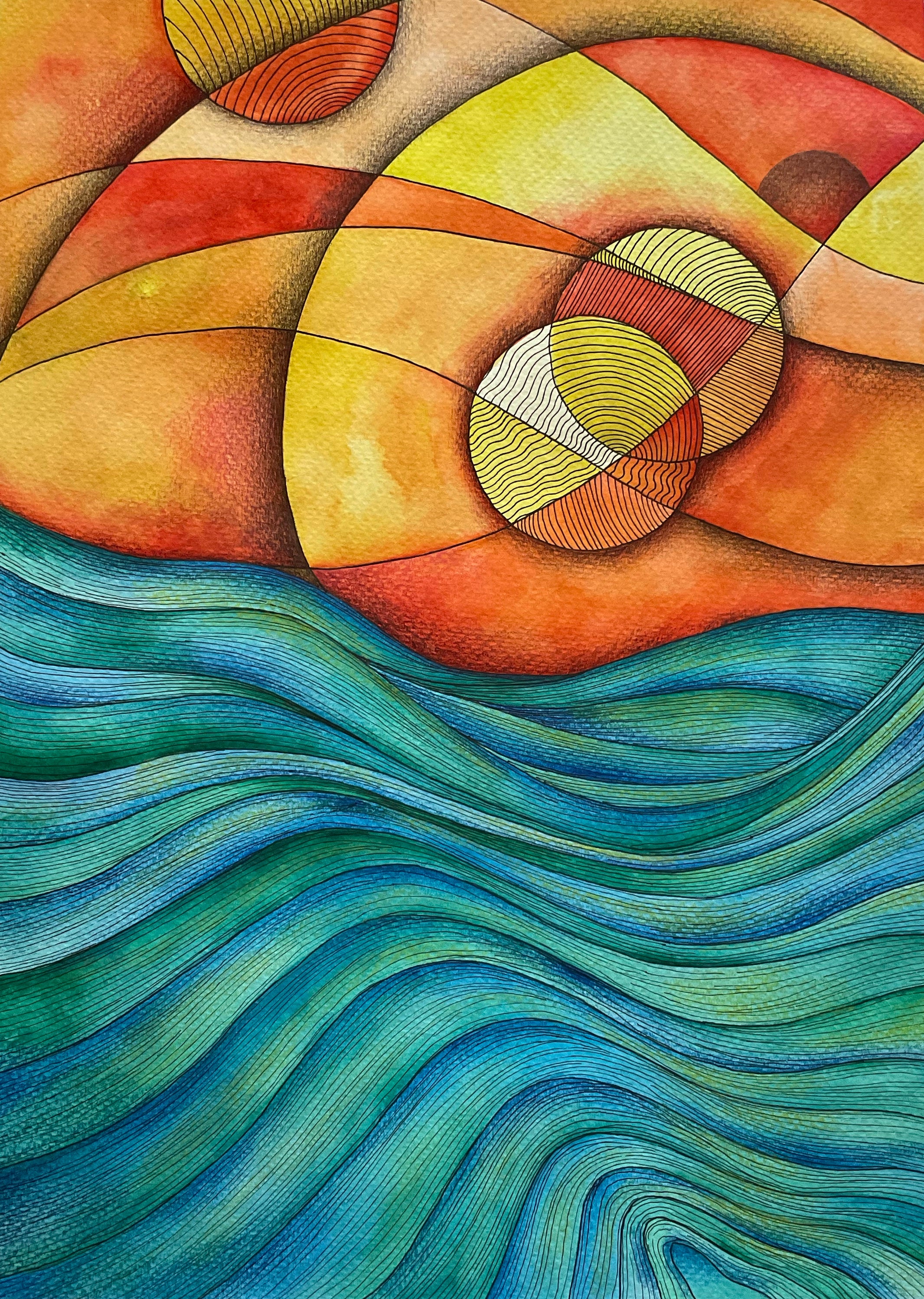 Waves Original Painting
