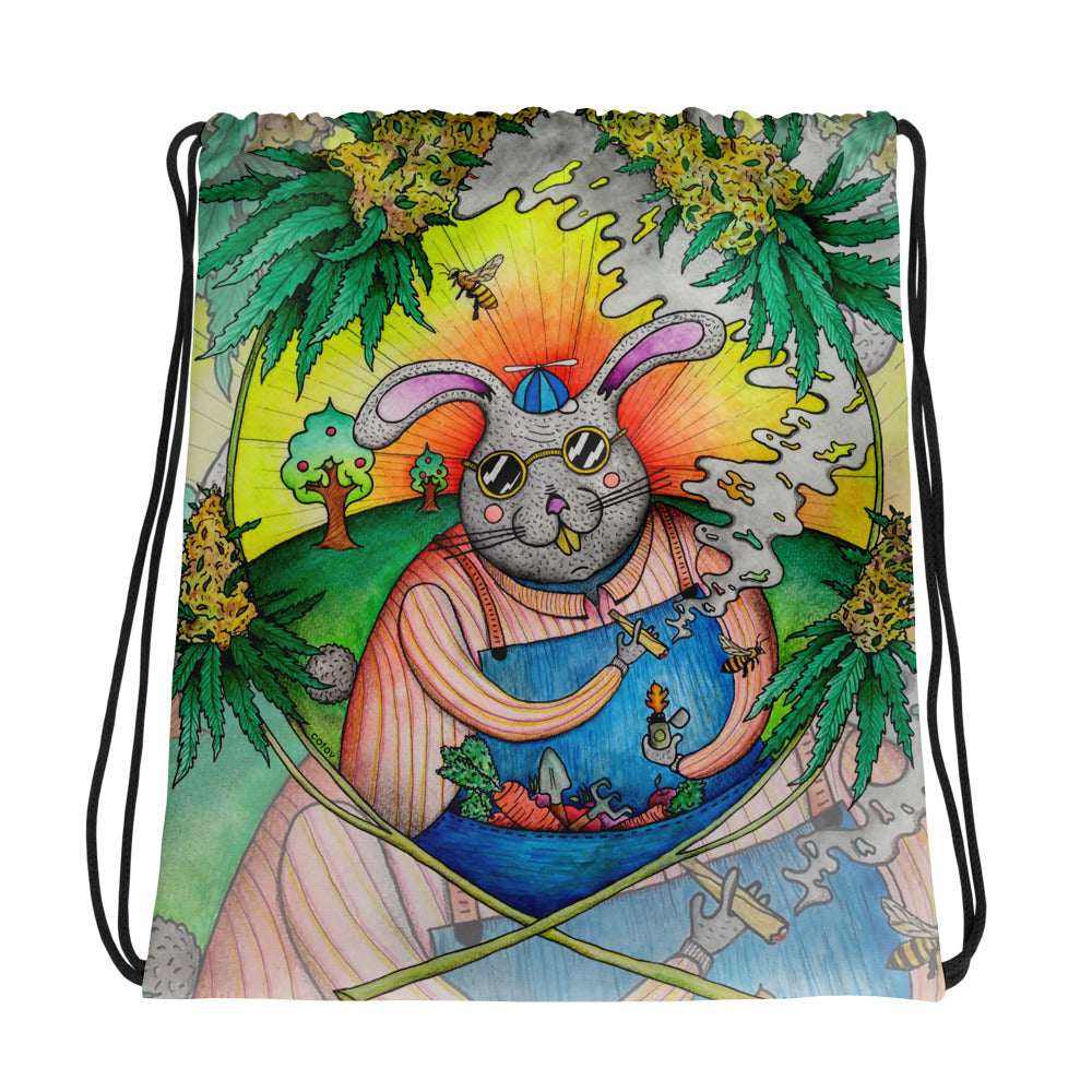 Rabbit Drawstring bag