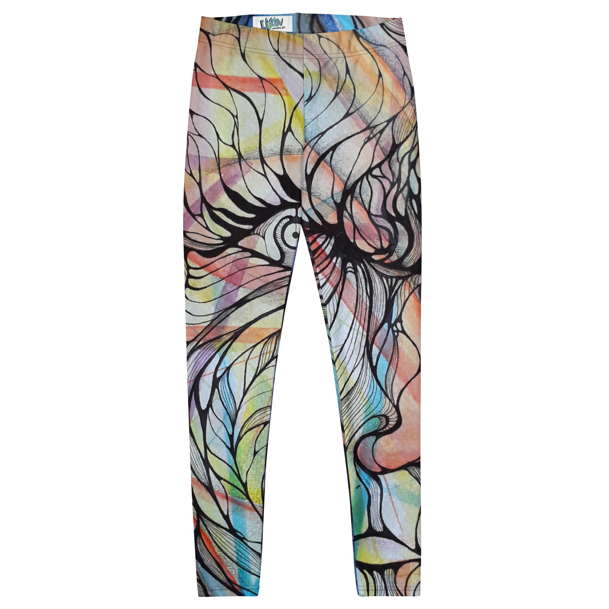 Metal liquid Leggings