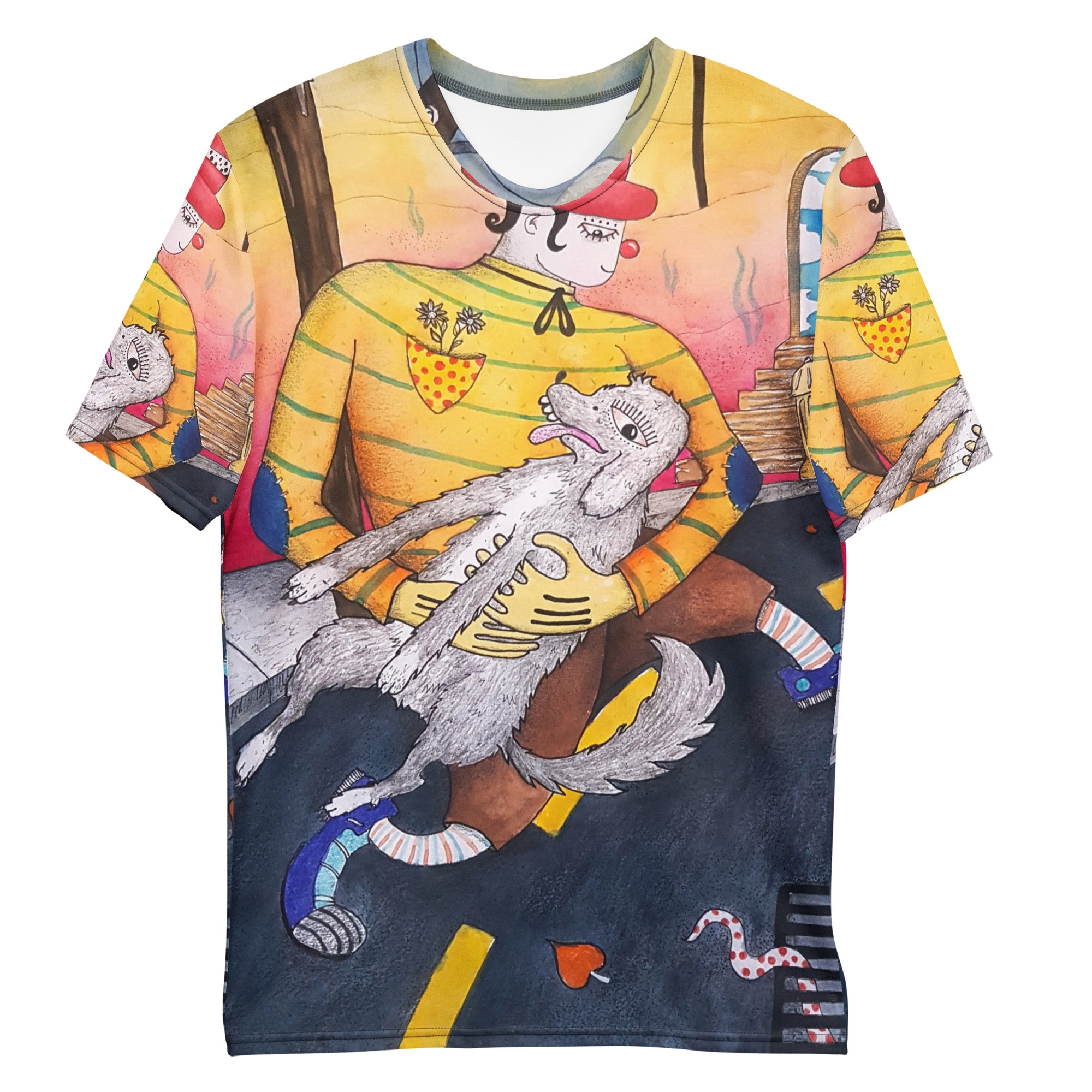 Run All over t-shirt