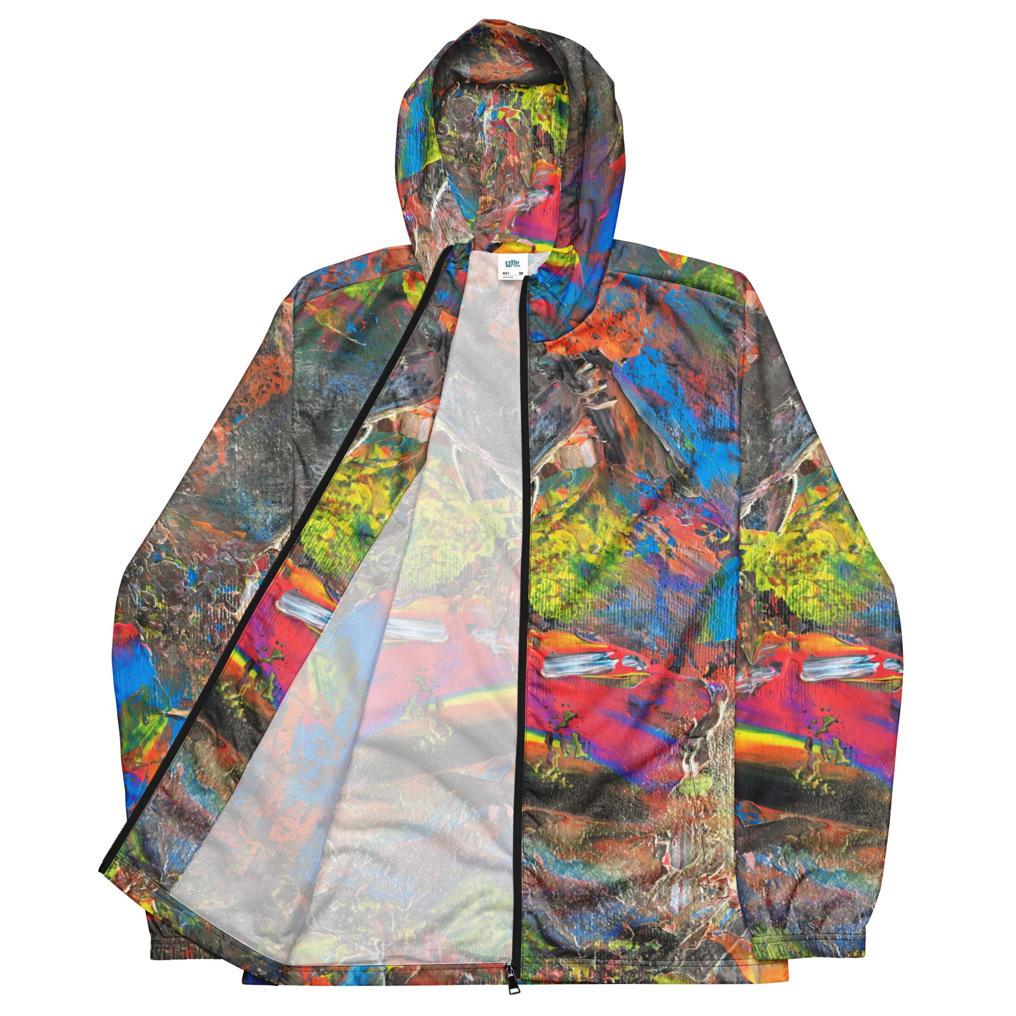 Neon windbreaker