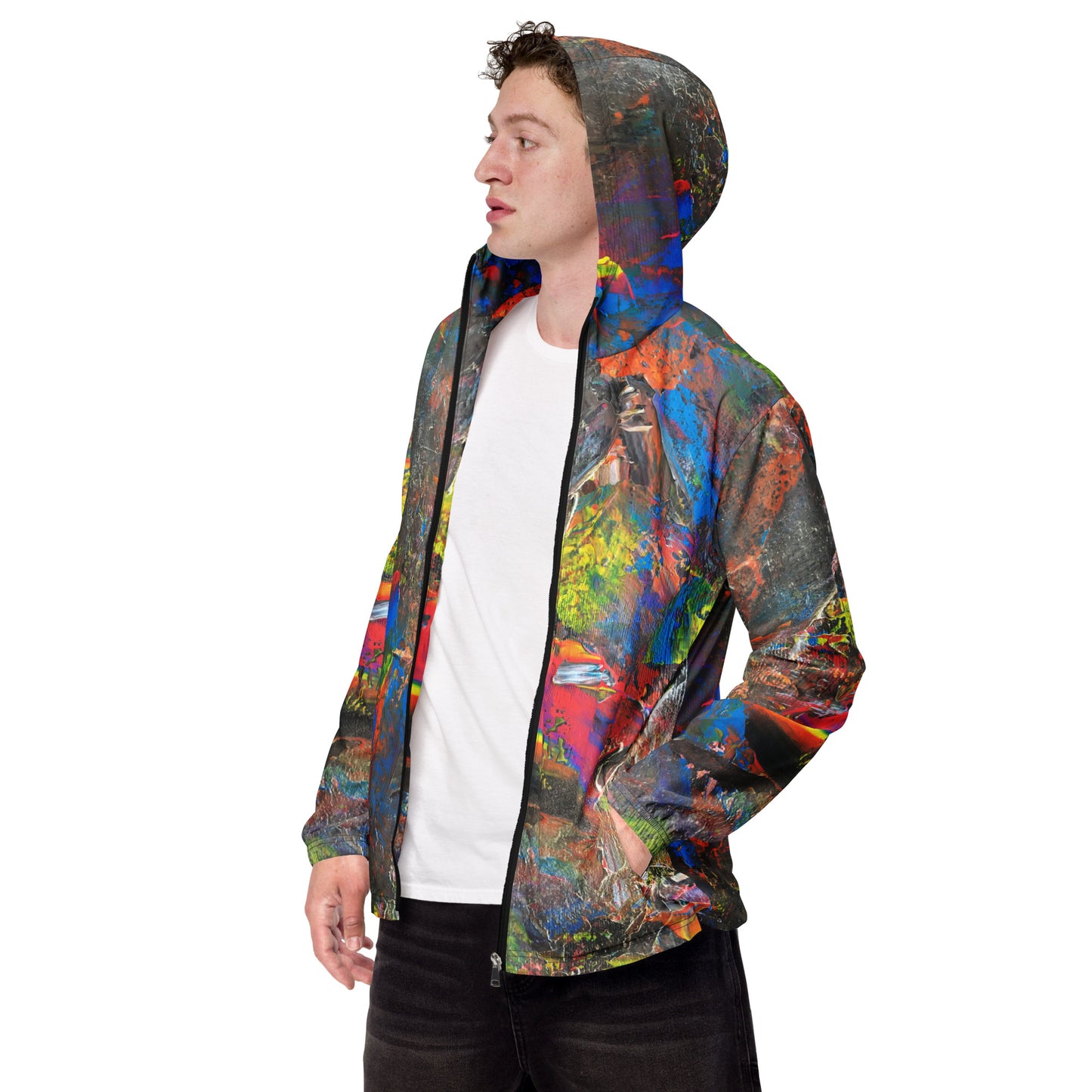 Neon windbreaker