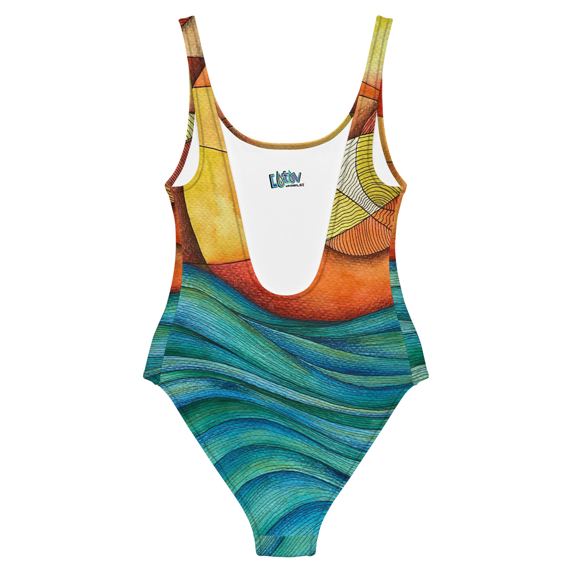 Waves One-Piece Swimsuit