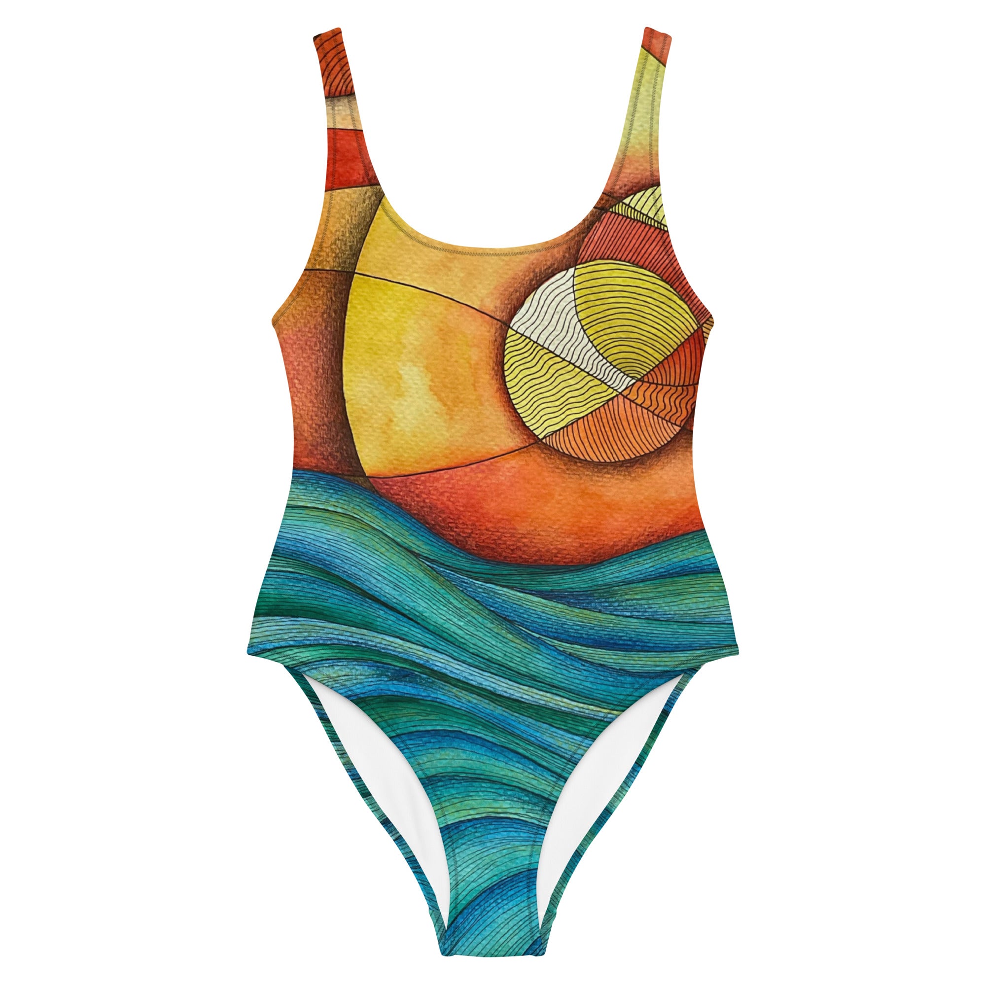 Waves One-Piece Swimsuit