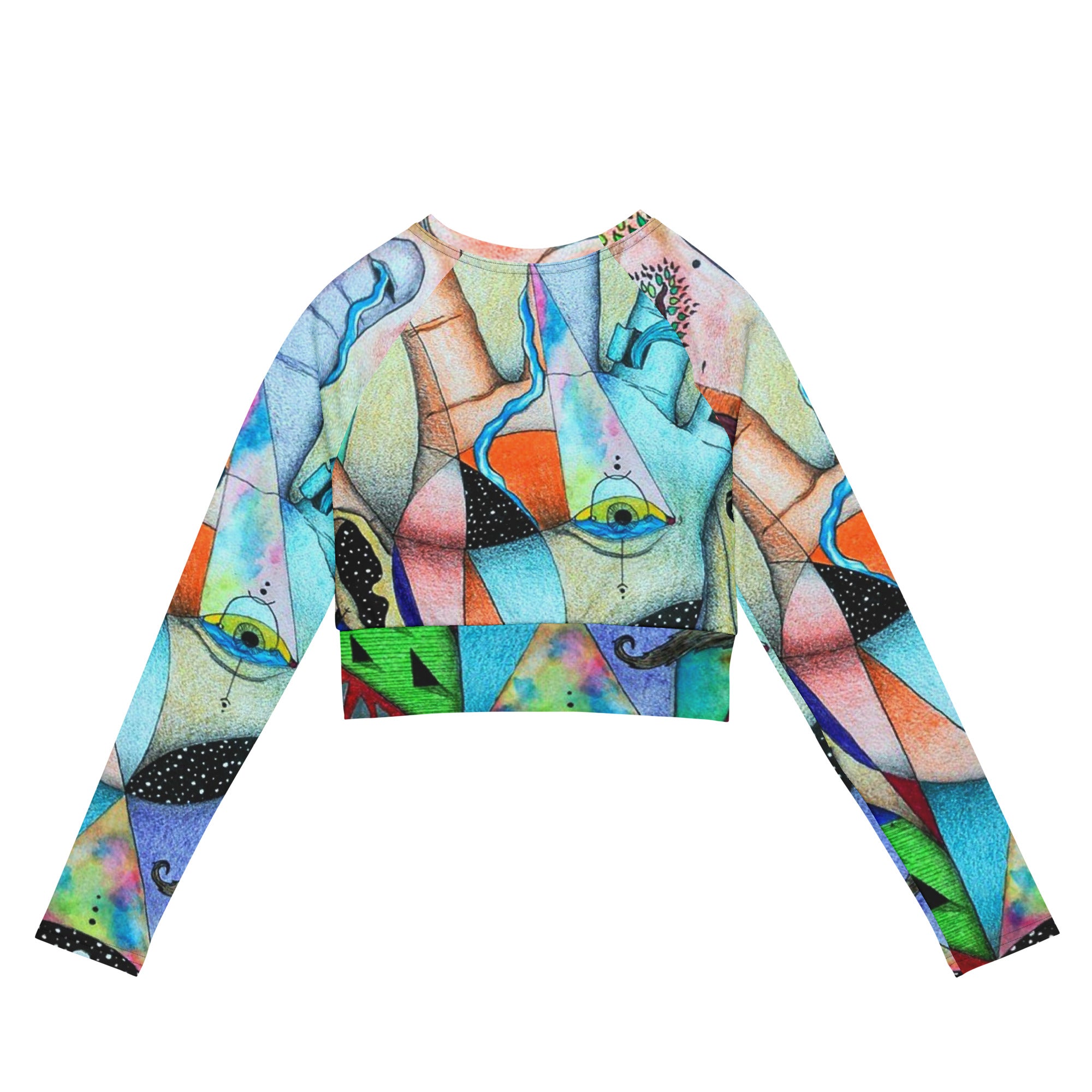 Elemental long-sleeve crop top