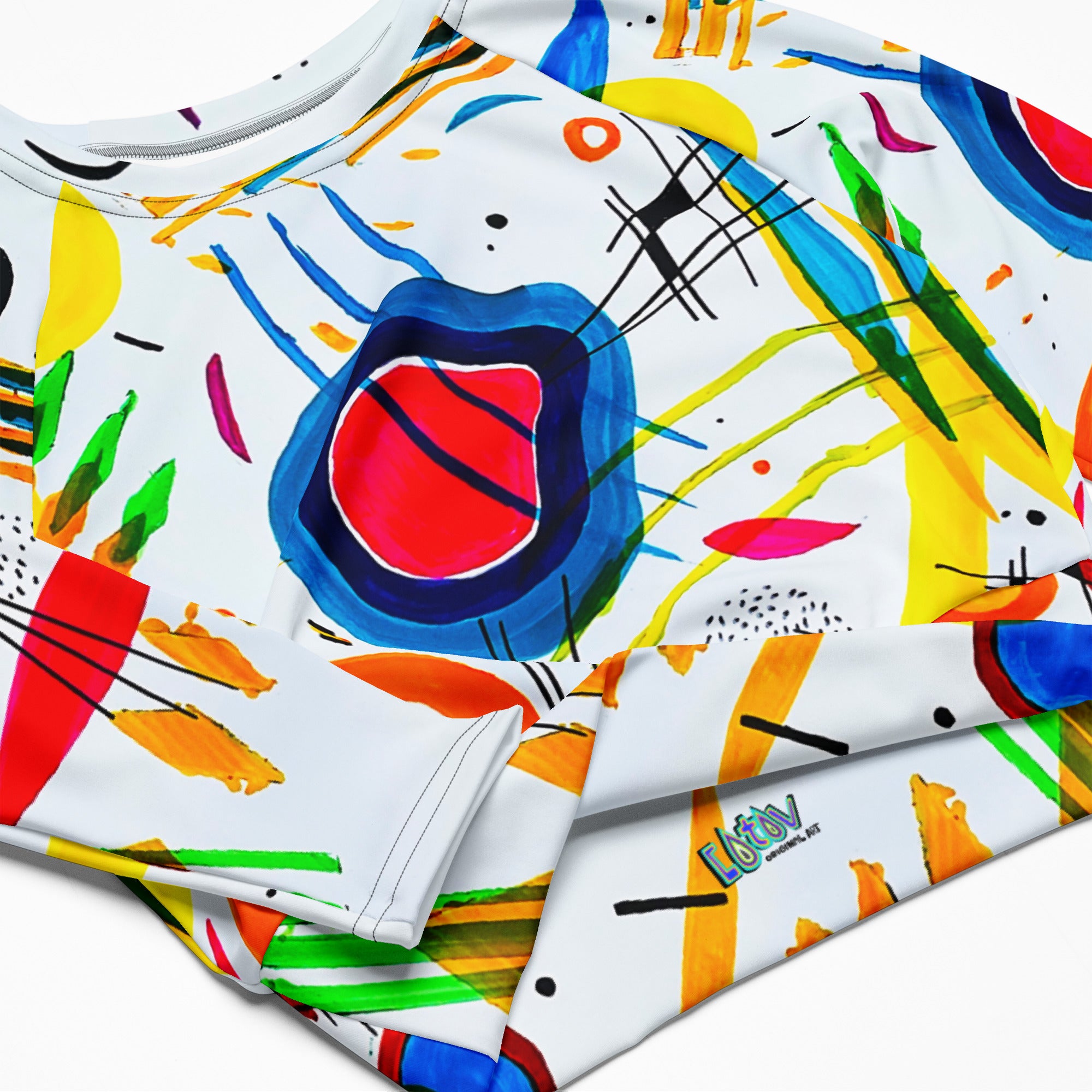 Stellar long-sleeve crop top