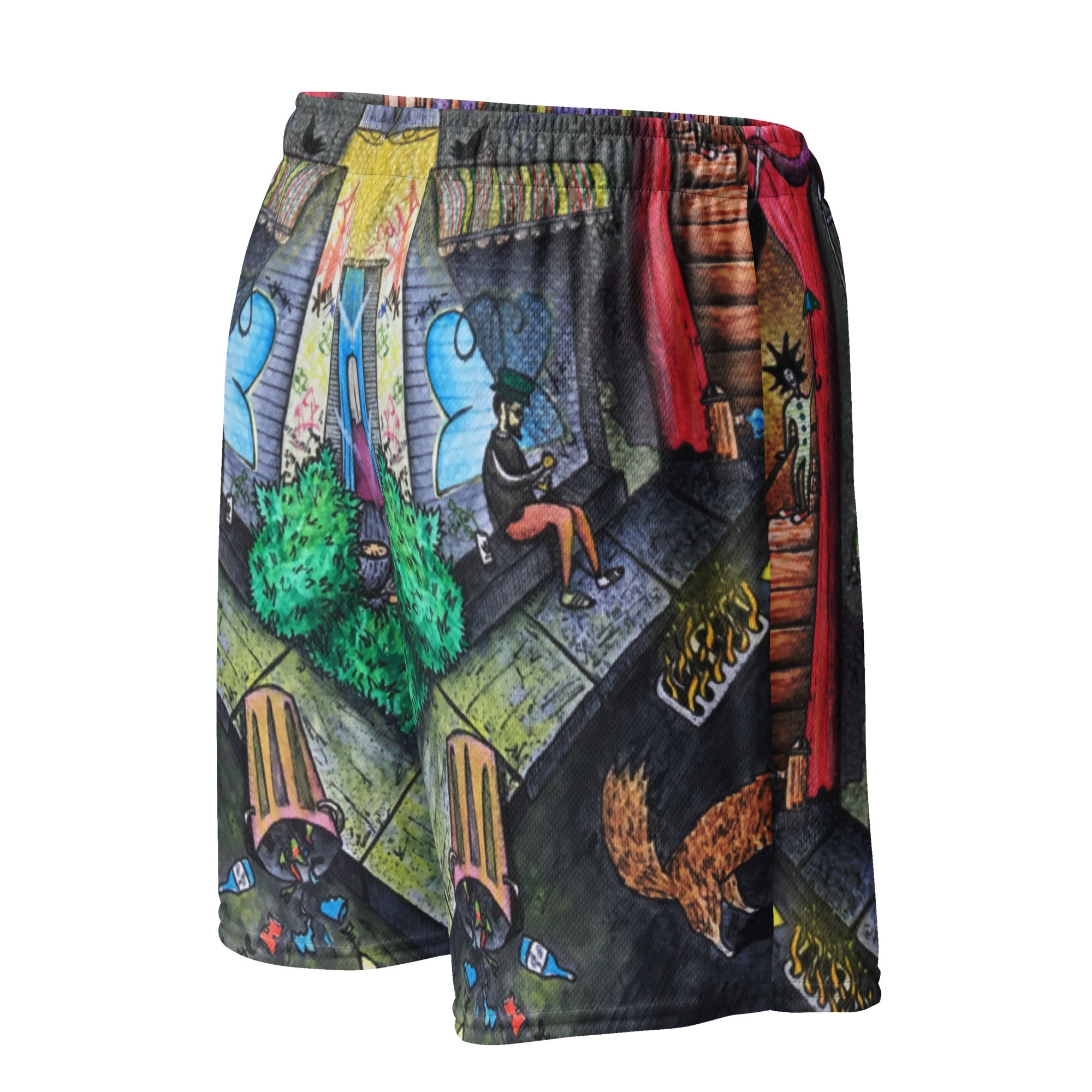 The movie mesh shorts