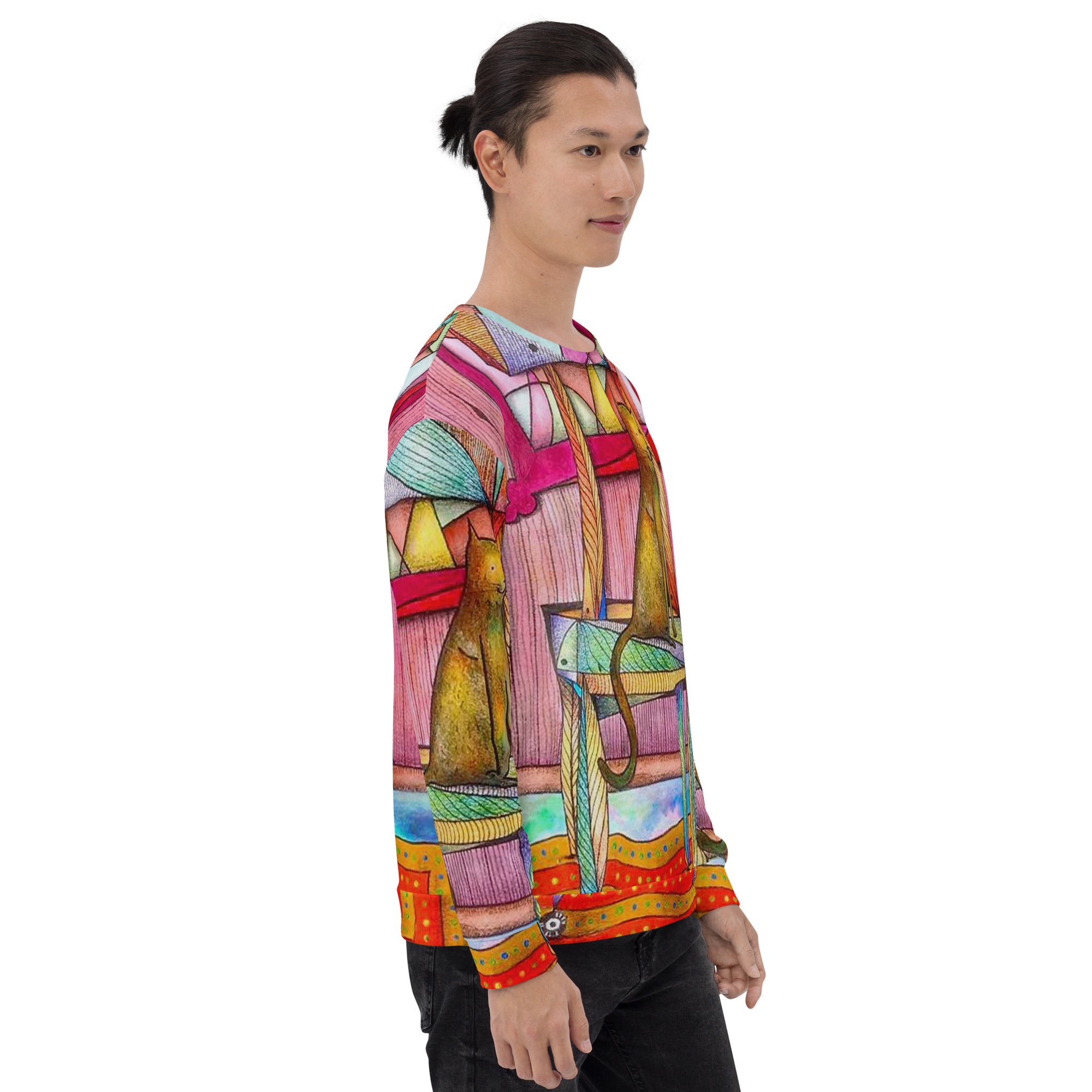 Cat on chair Sweatshirt