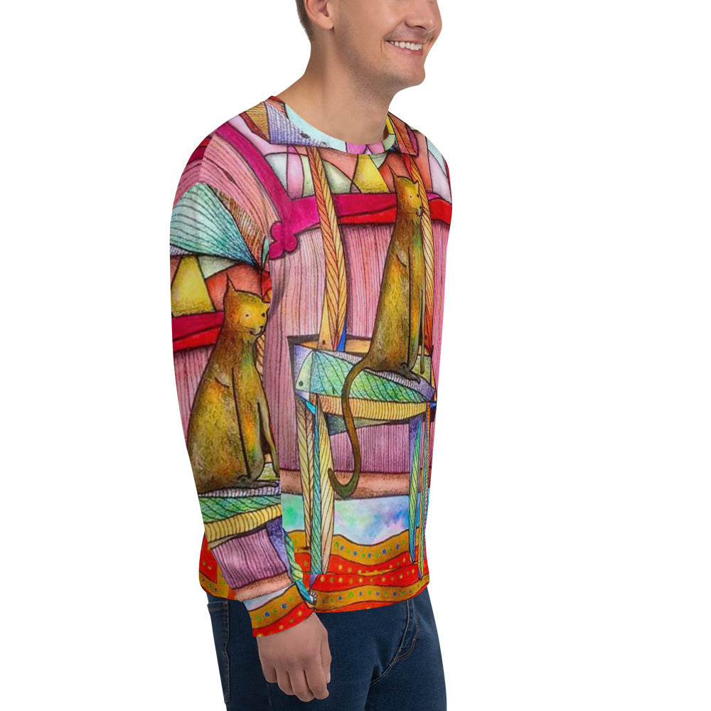 Cat on chair Sweatshirt