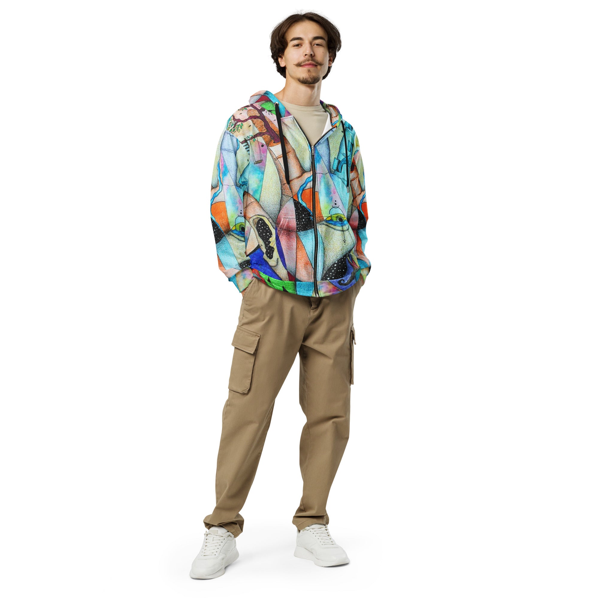 Elemental zip hoodie