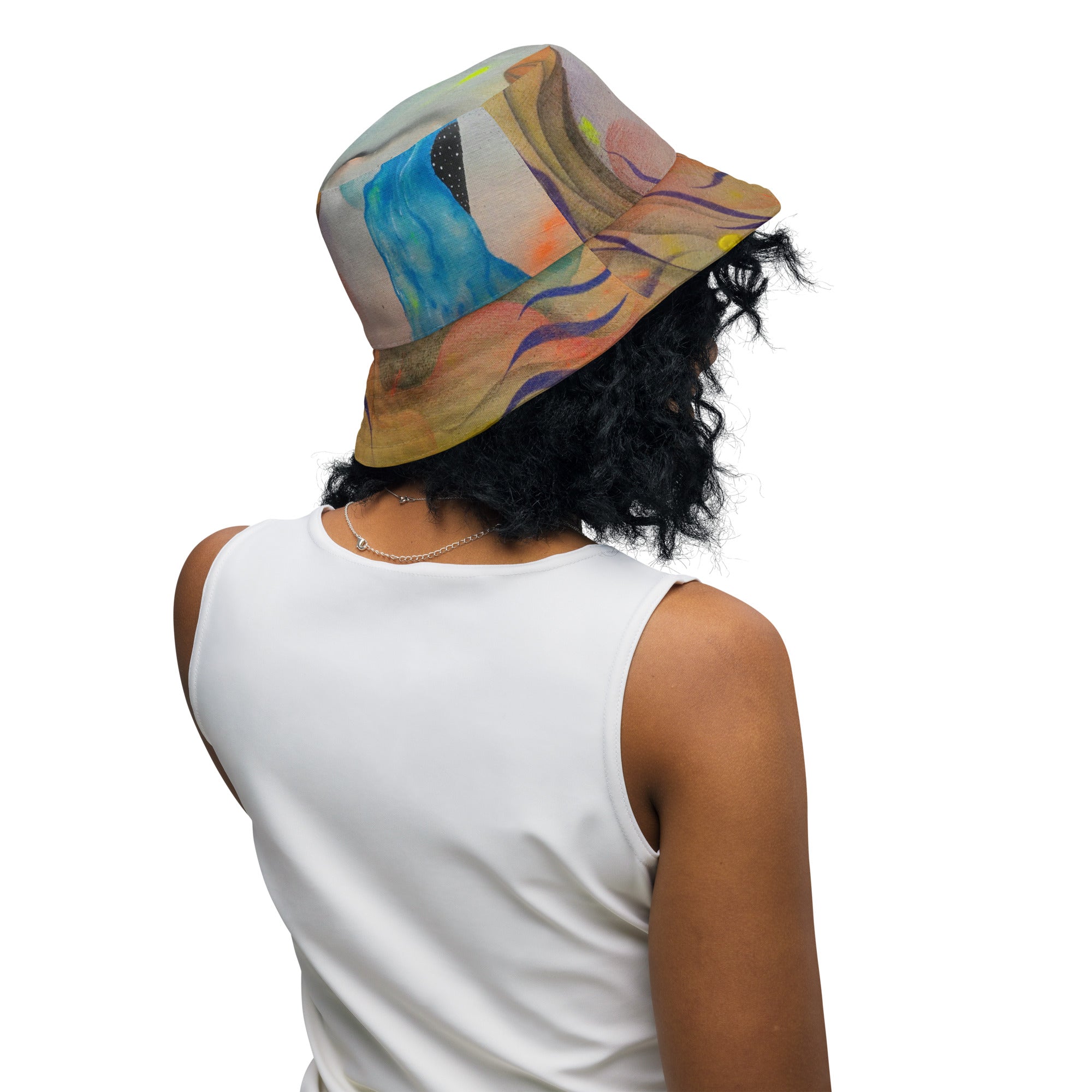 Cosmic teapot Reversible bucket hat