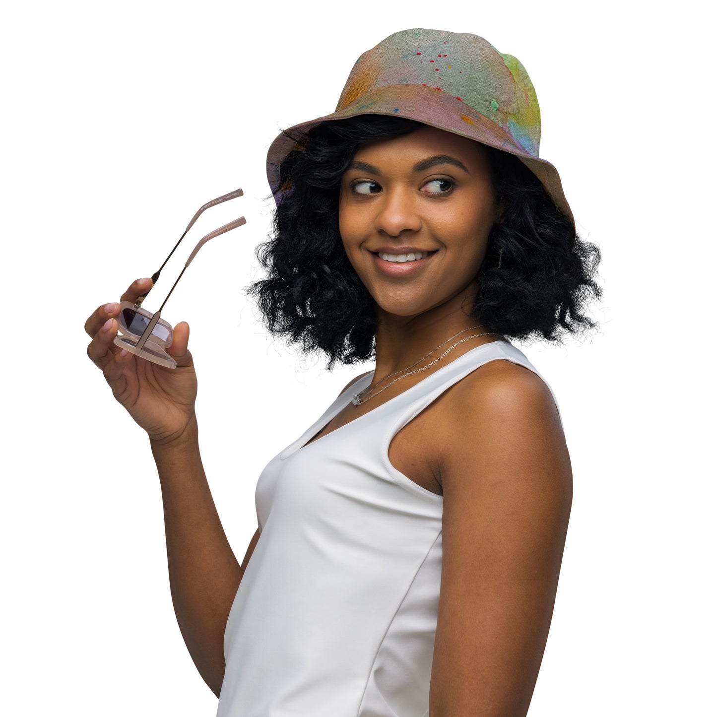 Ink reversible bucket hat