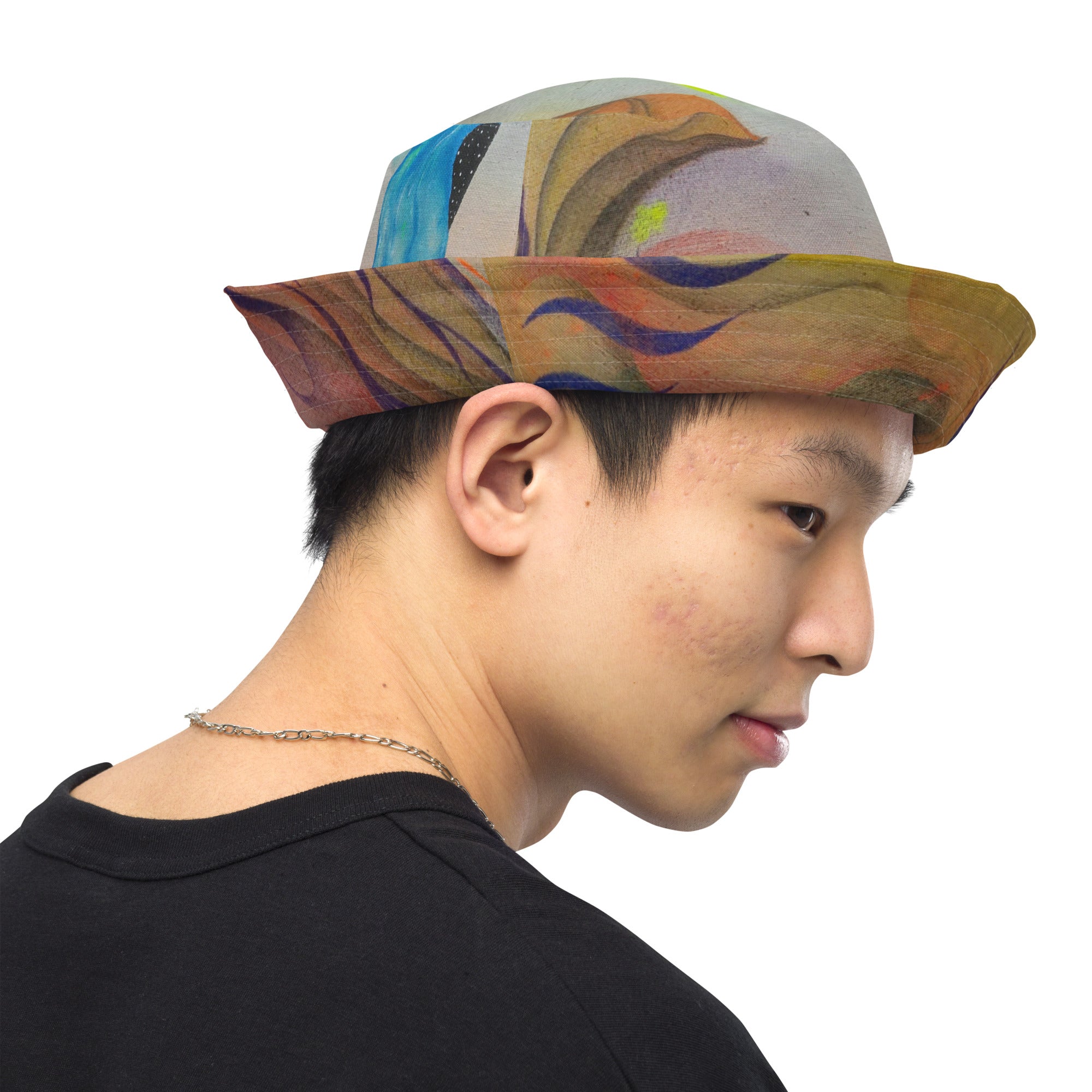Cosmic teapot Reversible bucket hat