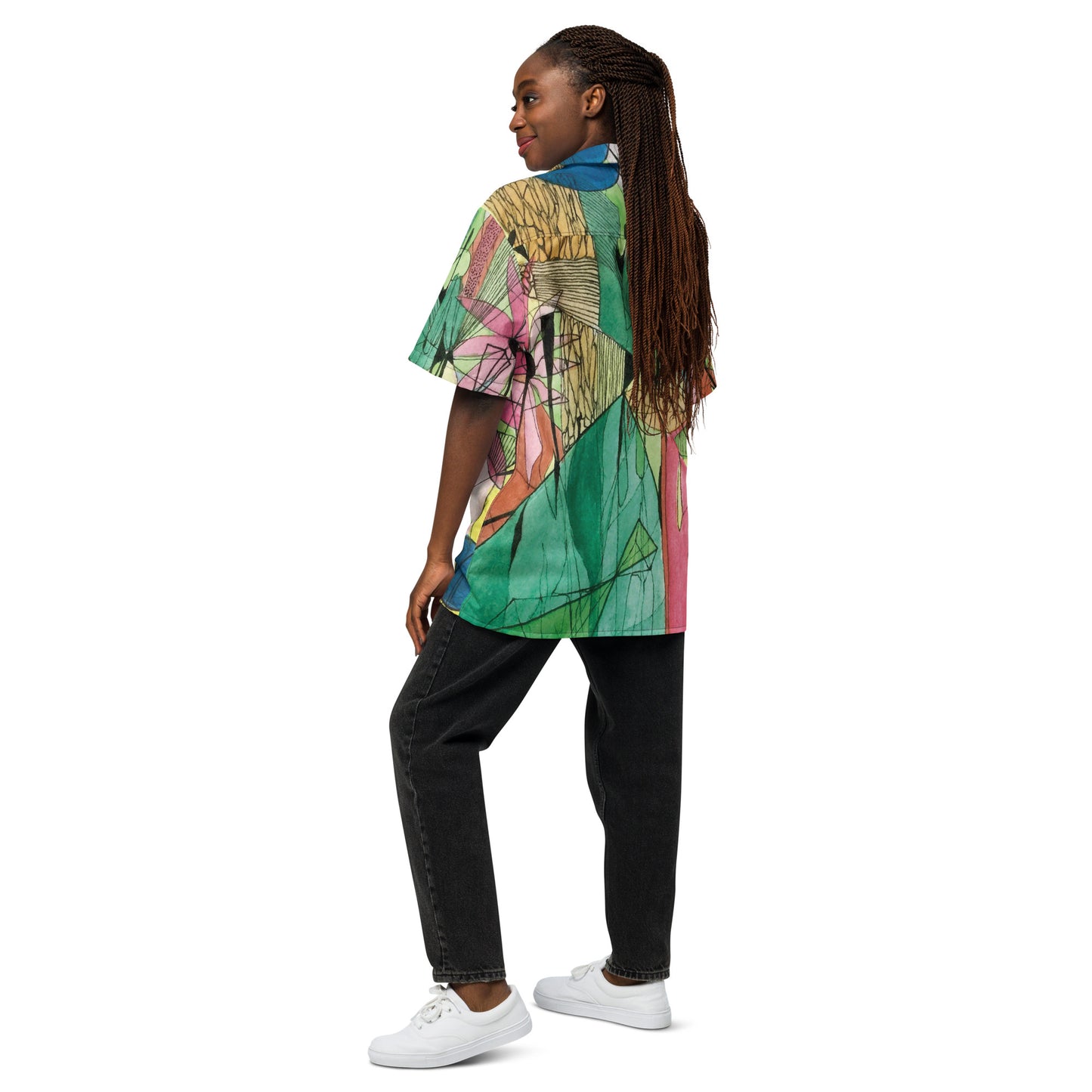 Flowers button shirt