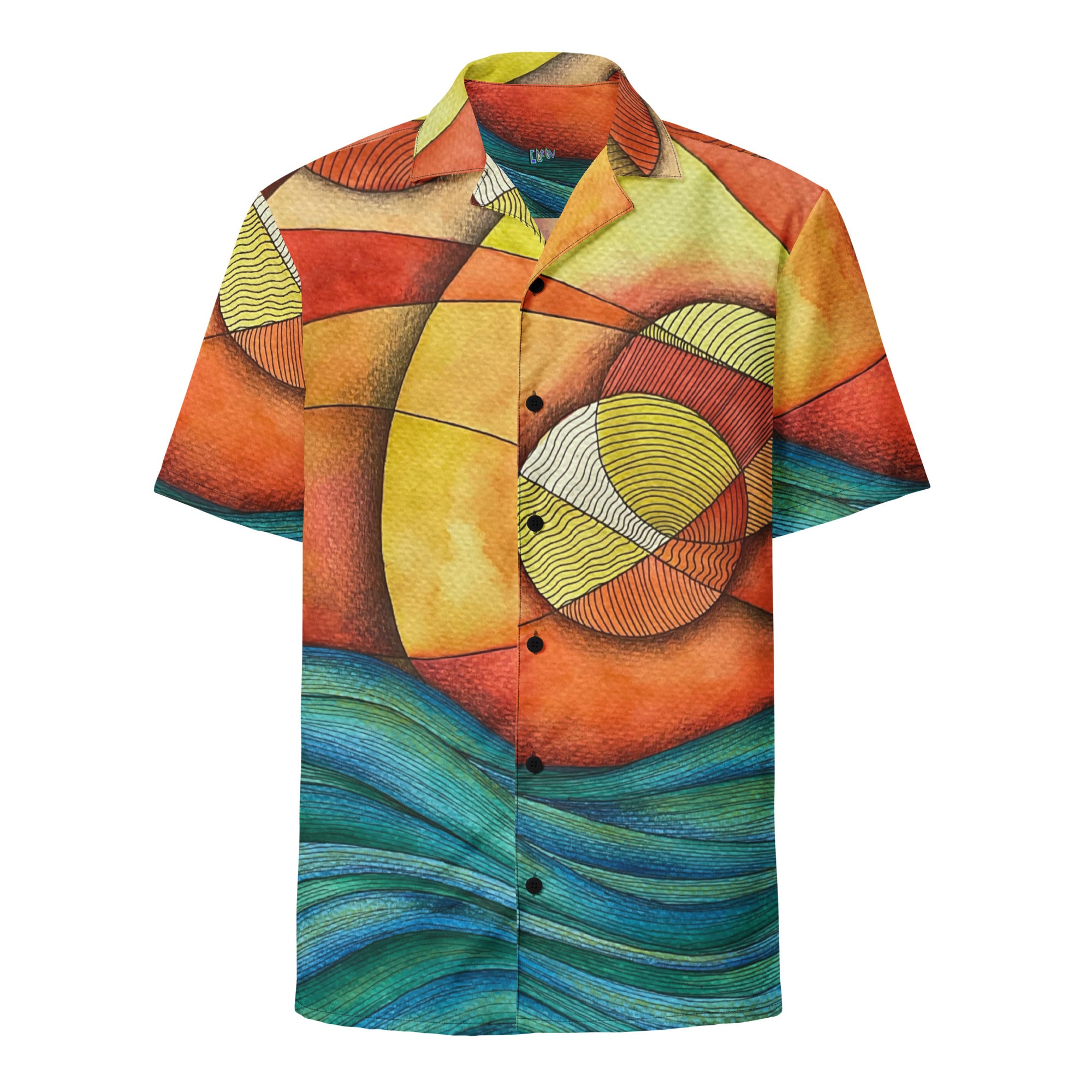 Sunset button shirt