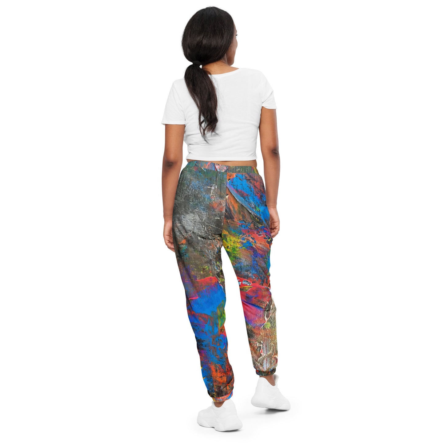 Neon track pants