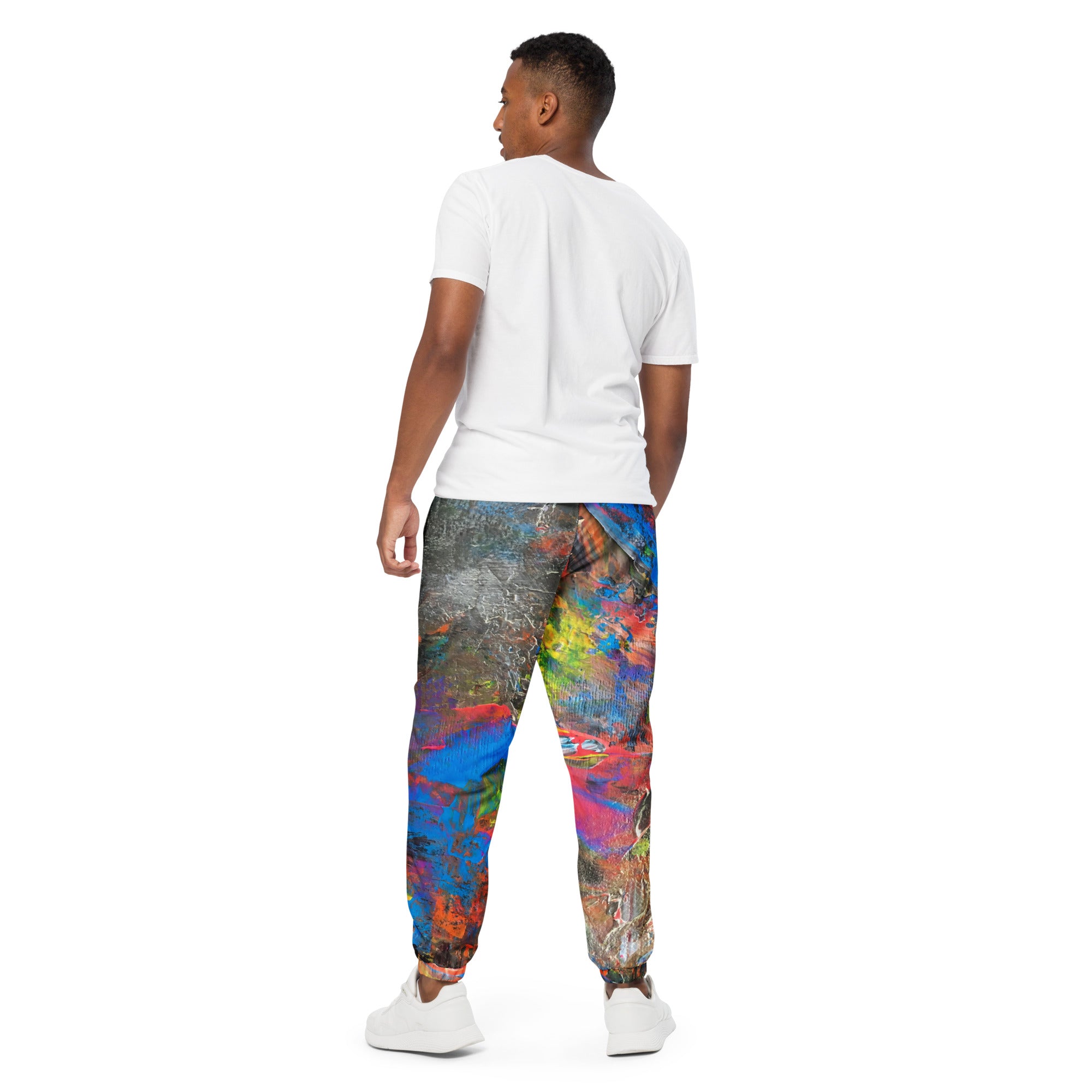 Neon track pants