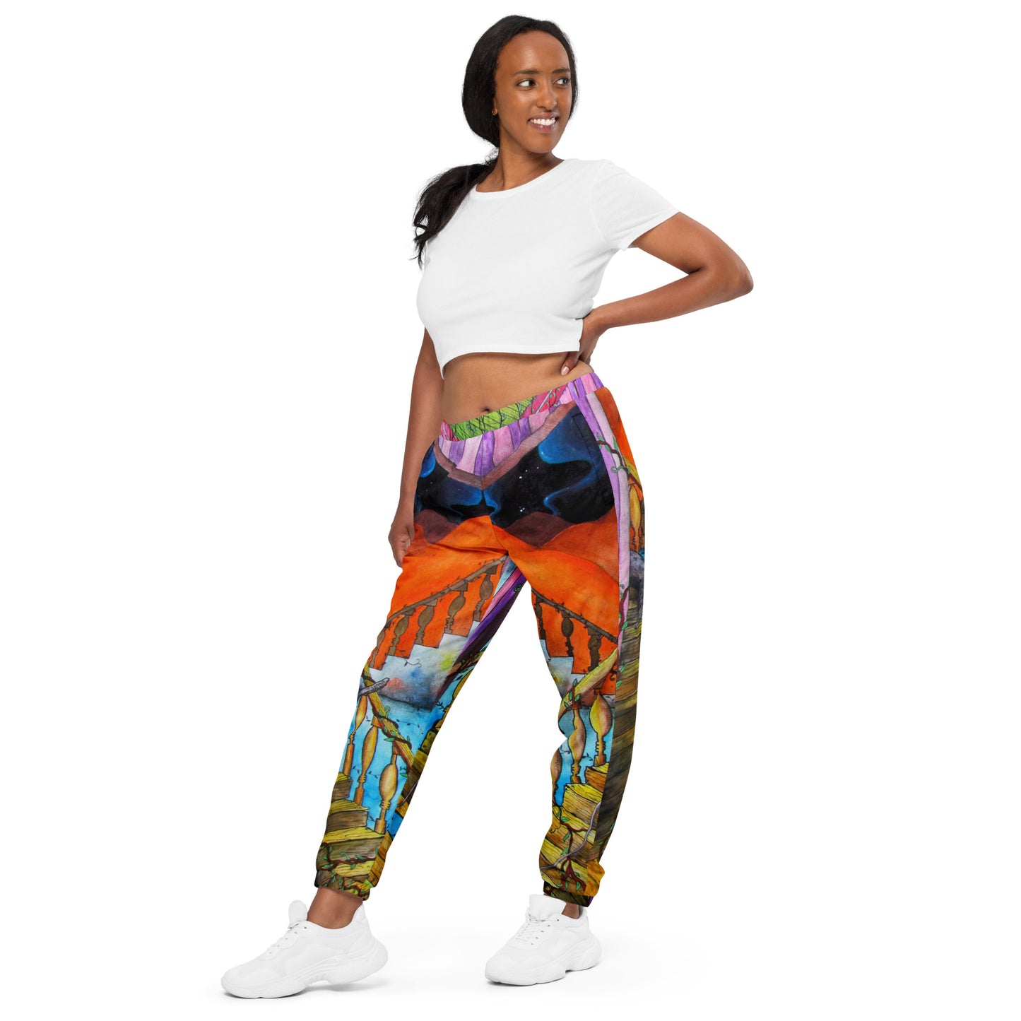 Stairs track pants