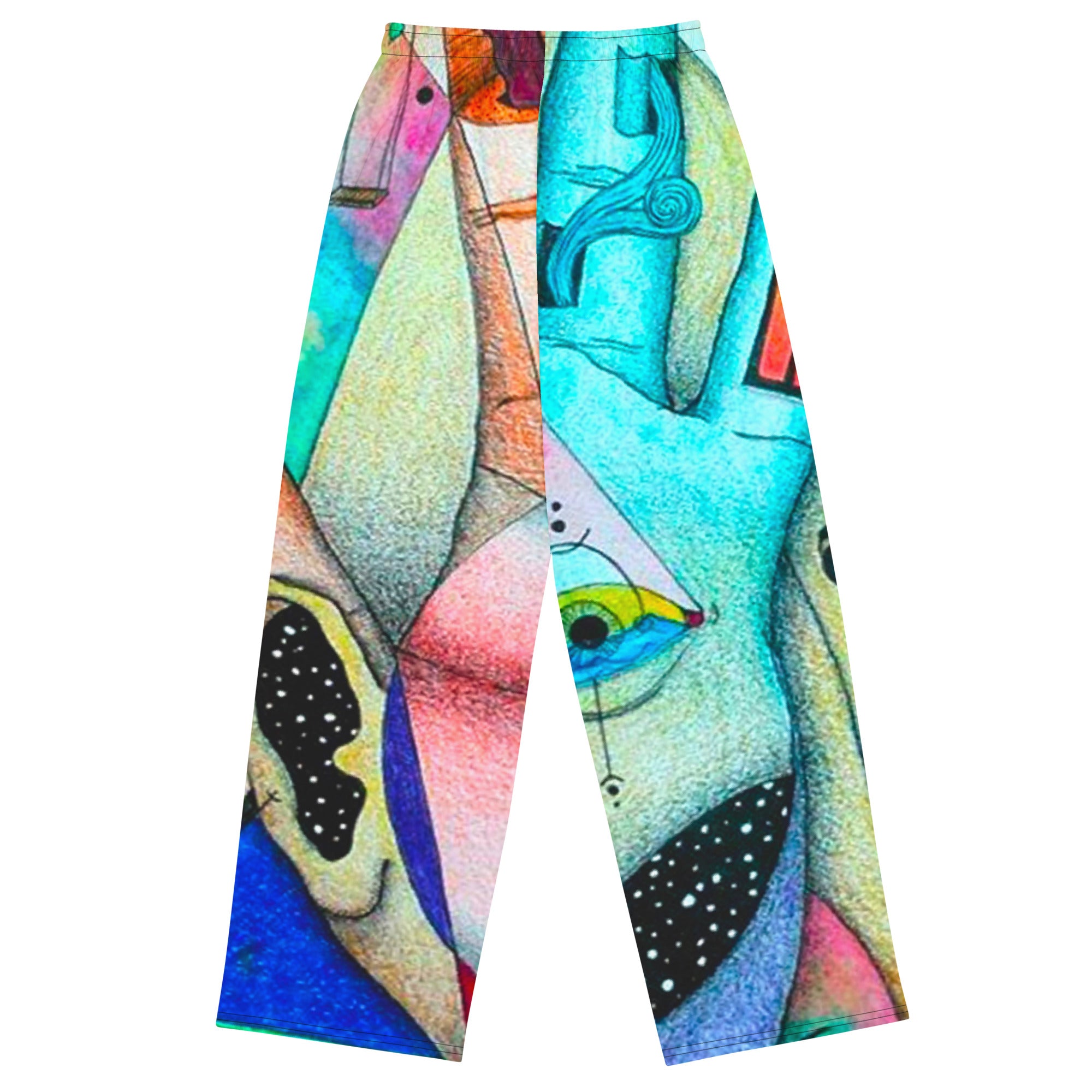 Elemental wide-leg pants