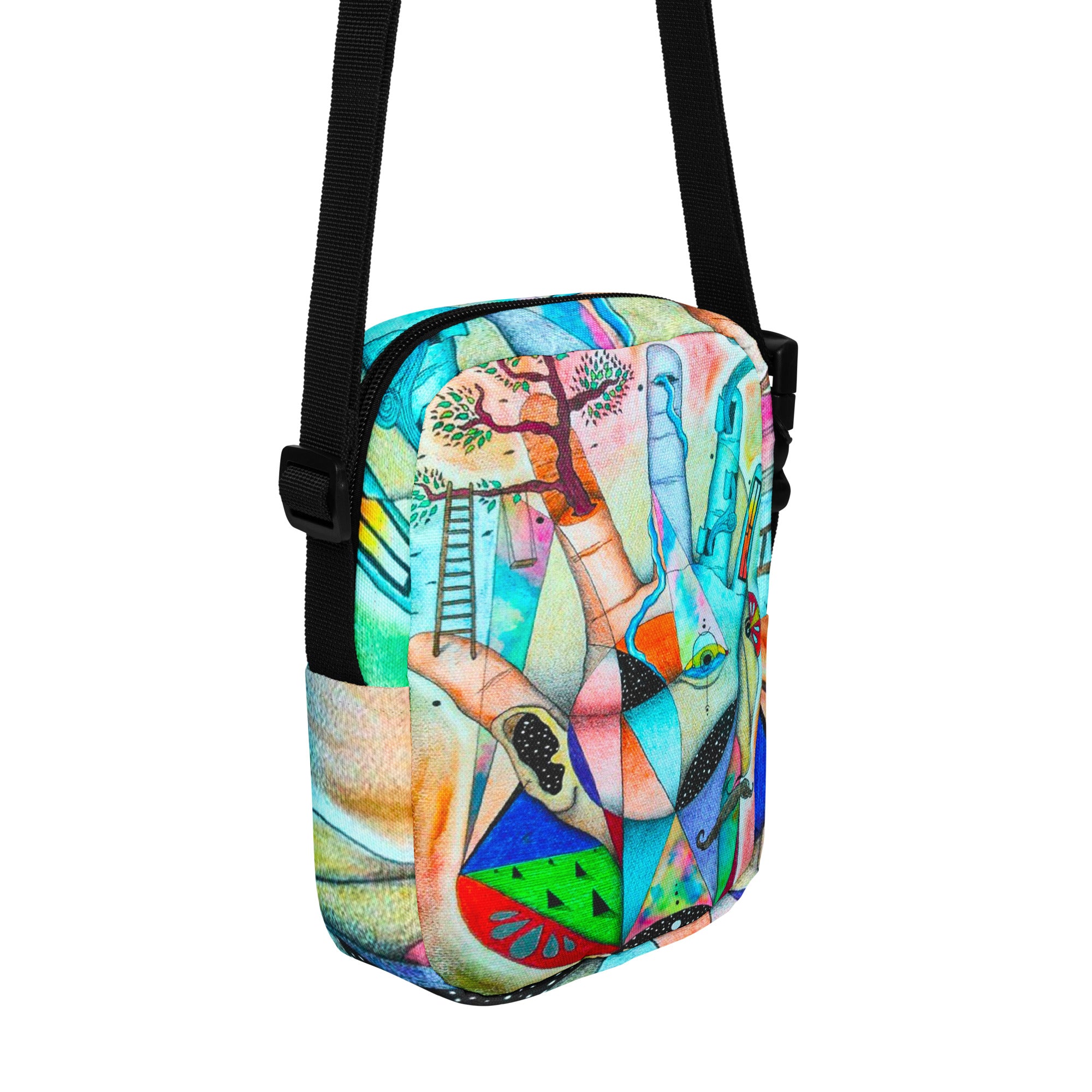 Elemental crossbody bag