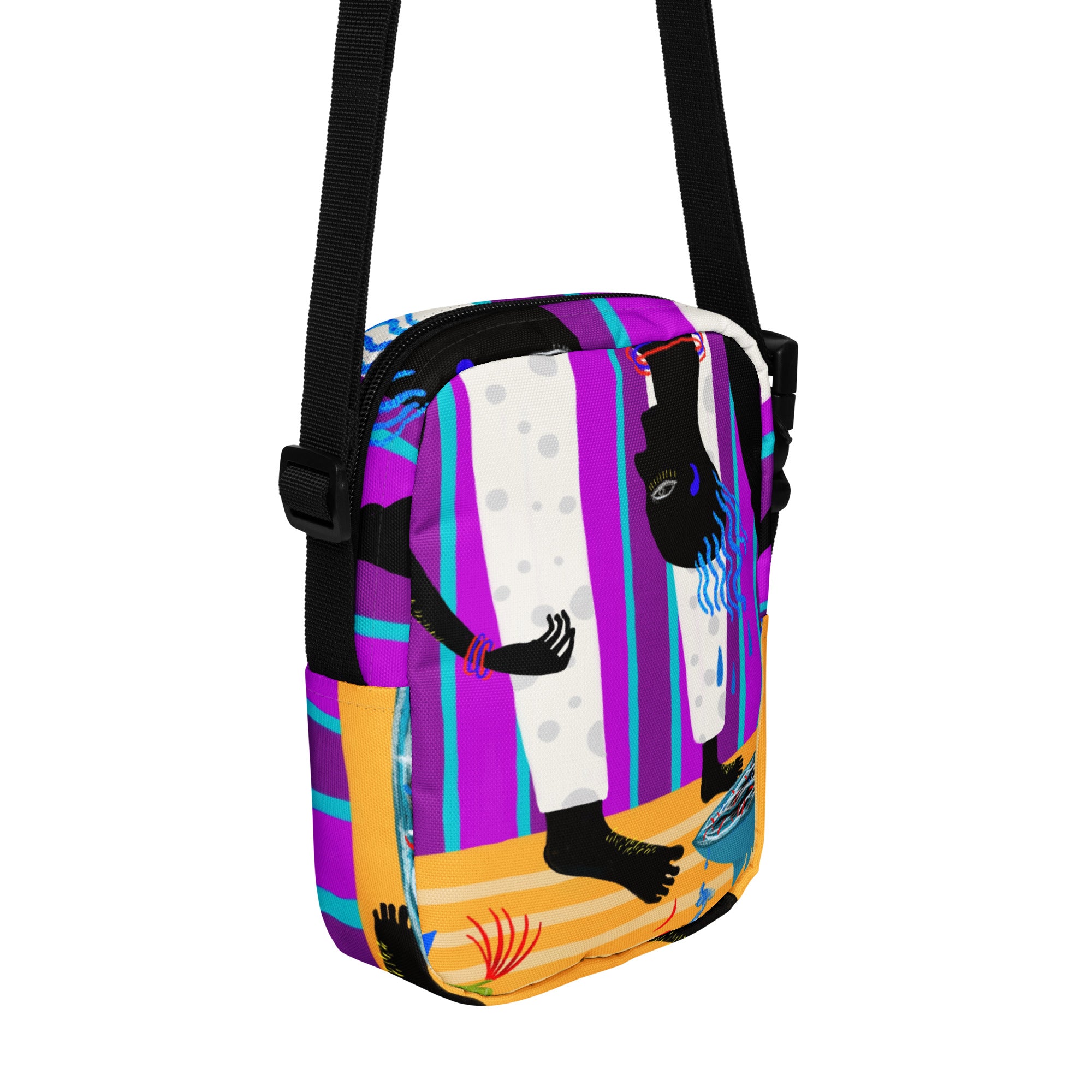 Hair crossbody bag