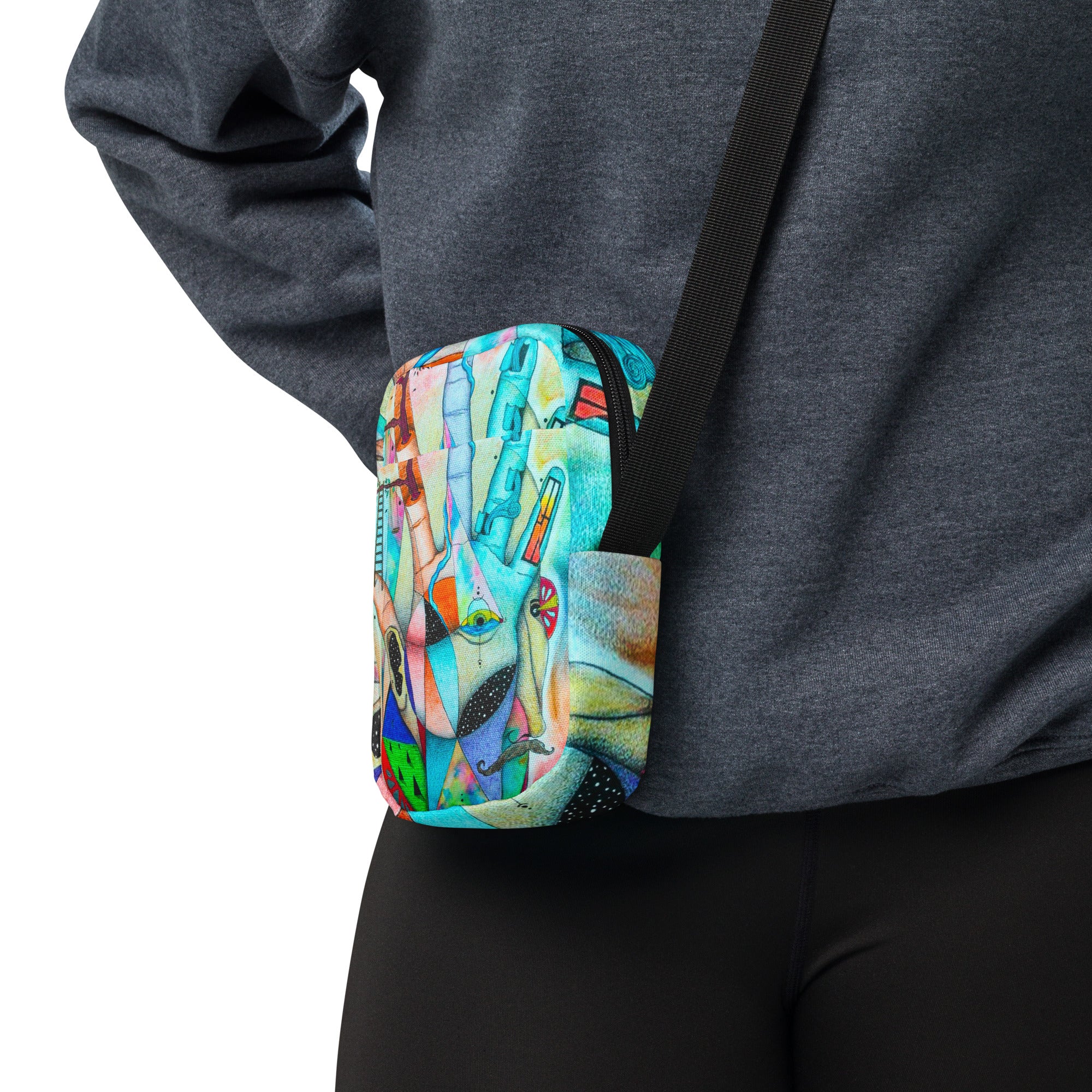 Elemental crossbody bag