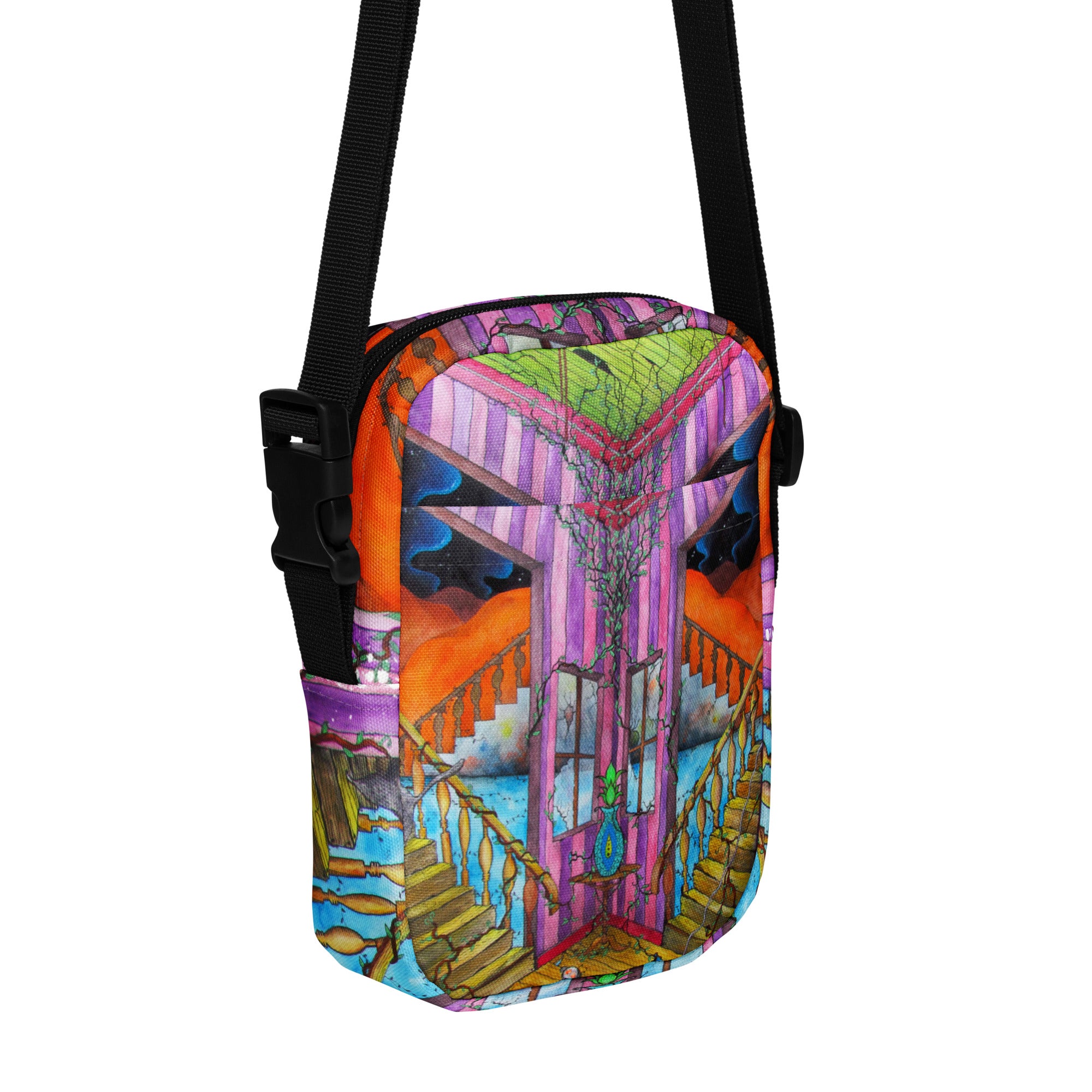 Stairs crossbody bag