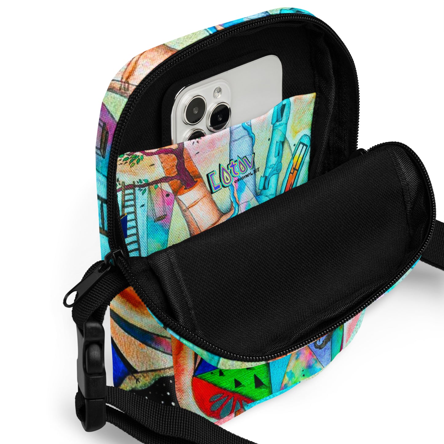 Elemental crossbody bag