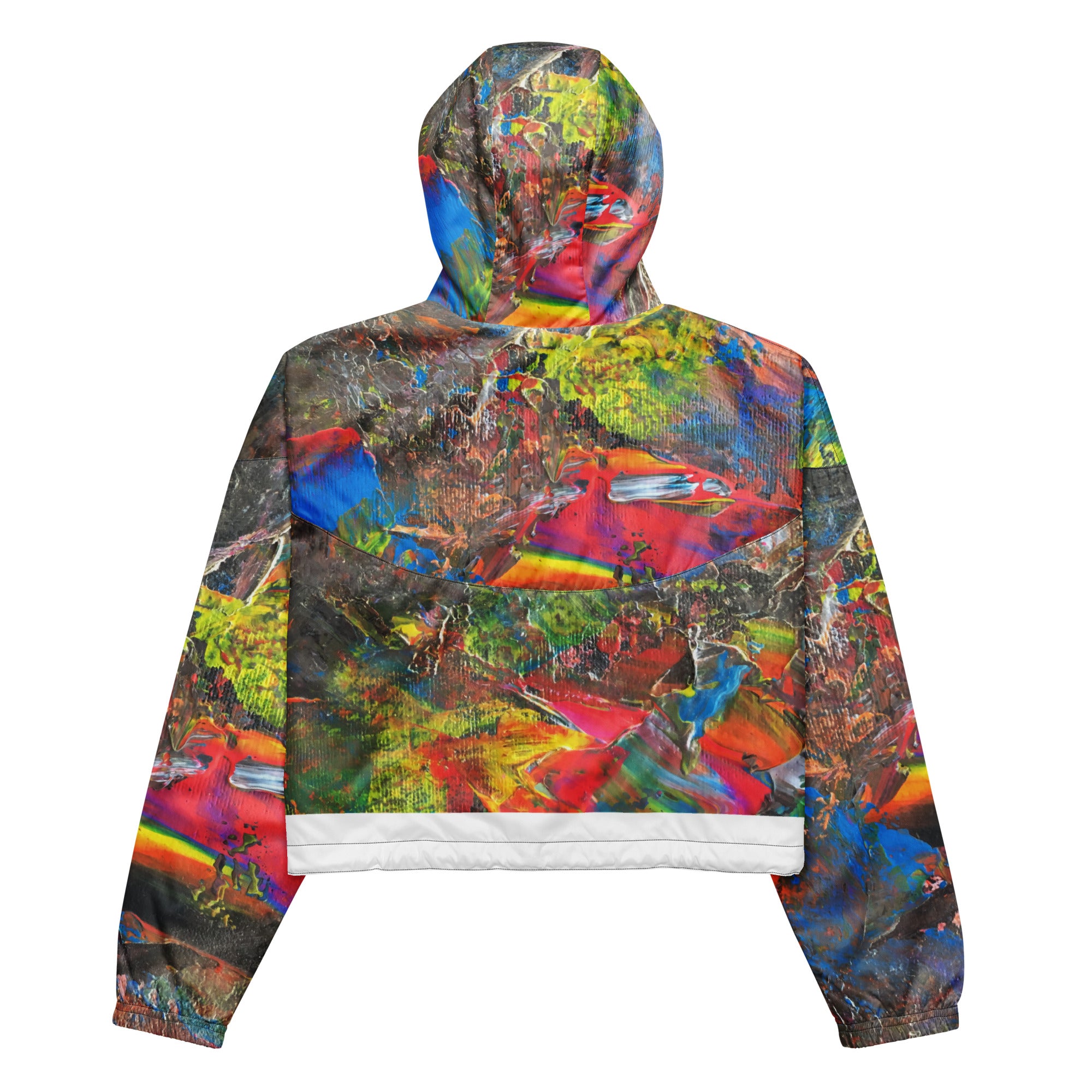 Neón cropped windbreaker
