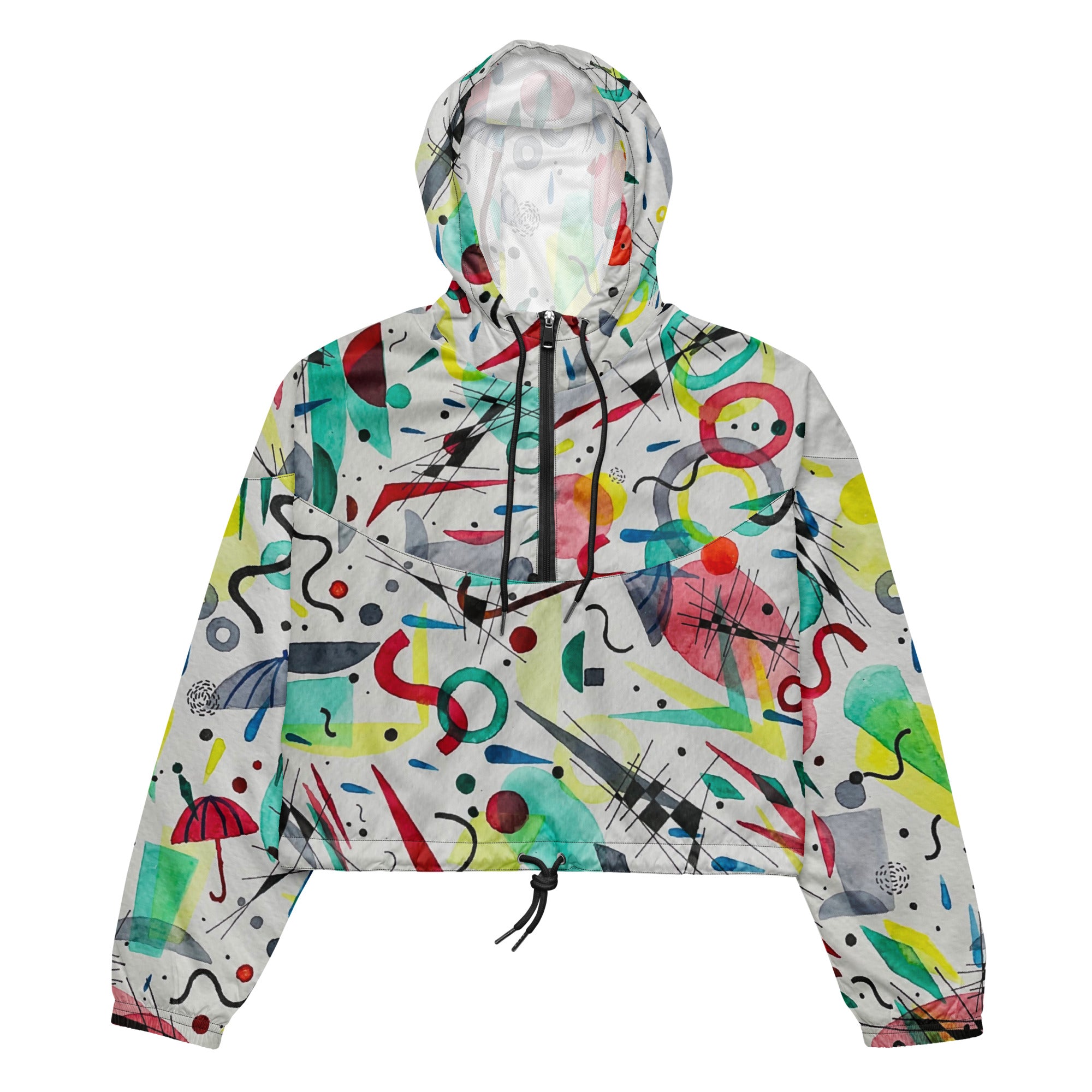 Kitchen rain cropped windbreaker