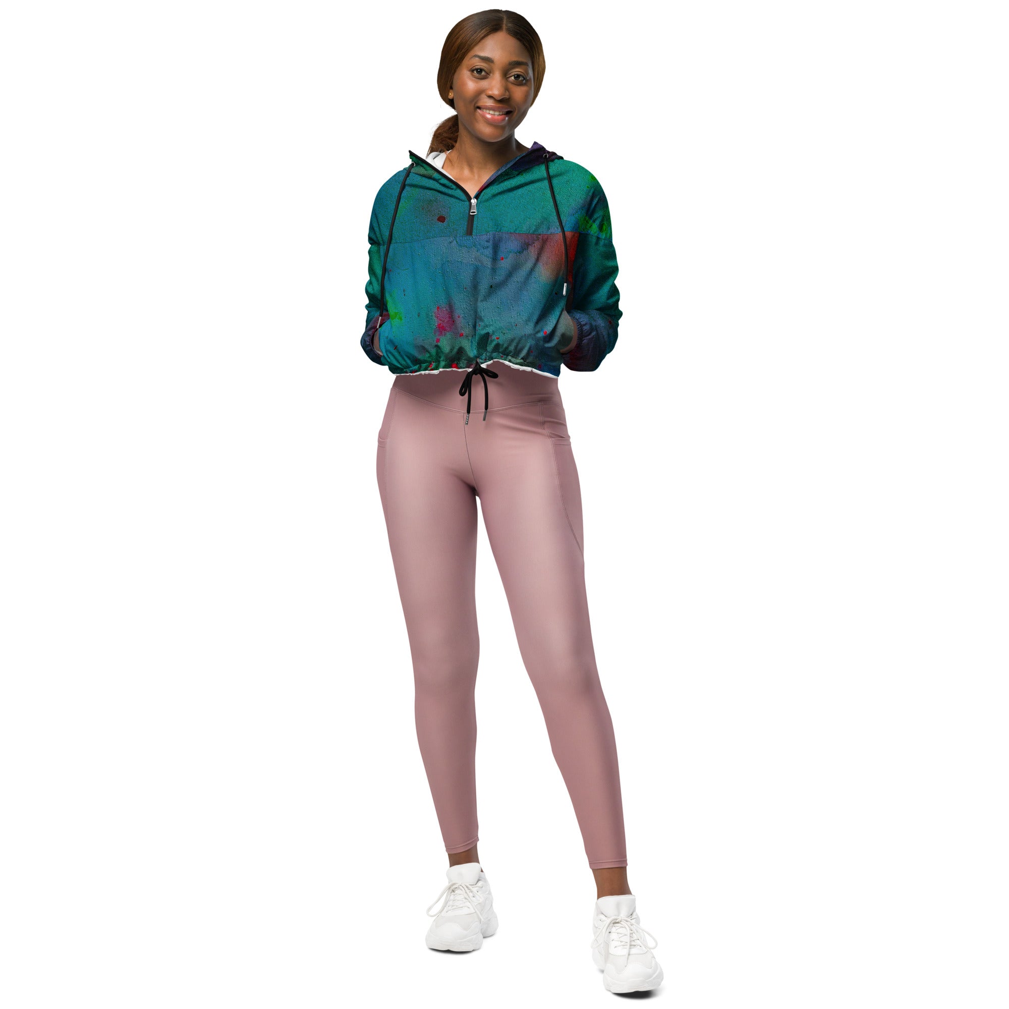 Ink cropped windbreaker