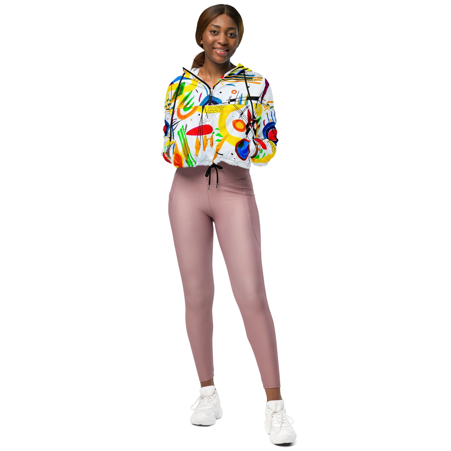 Stellar cropped windbreaker