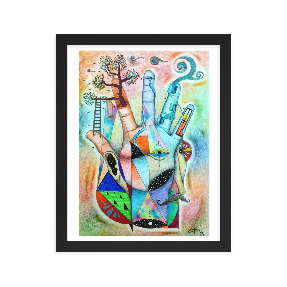 Elemental Framed poster