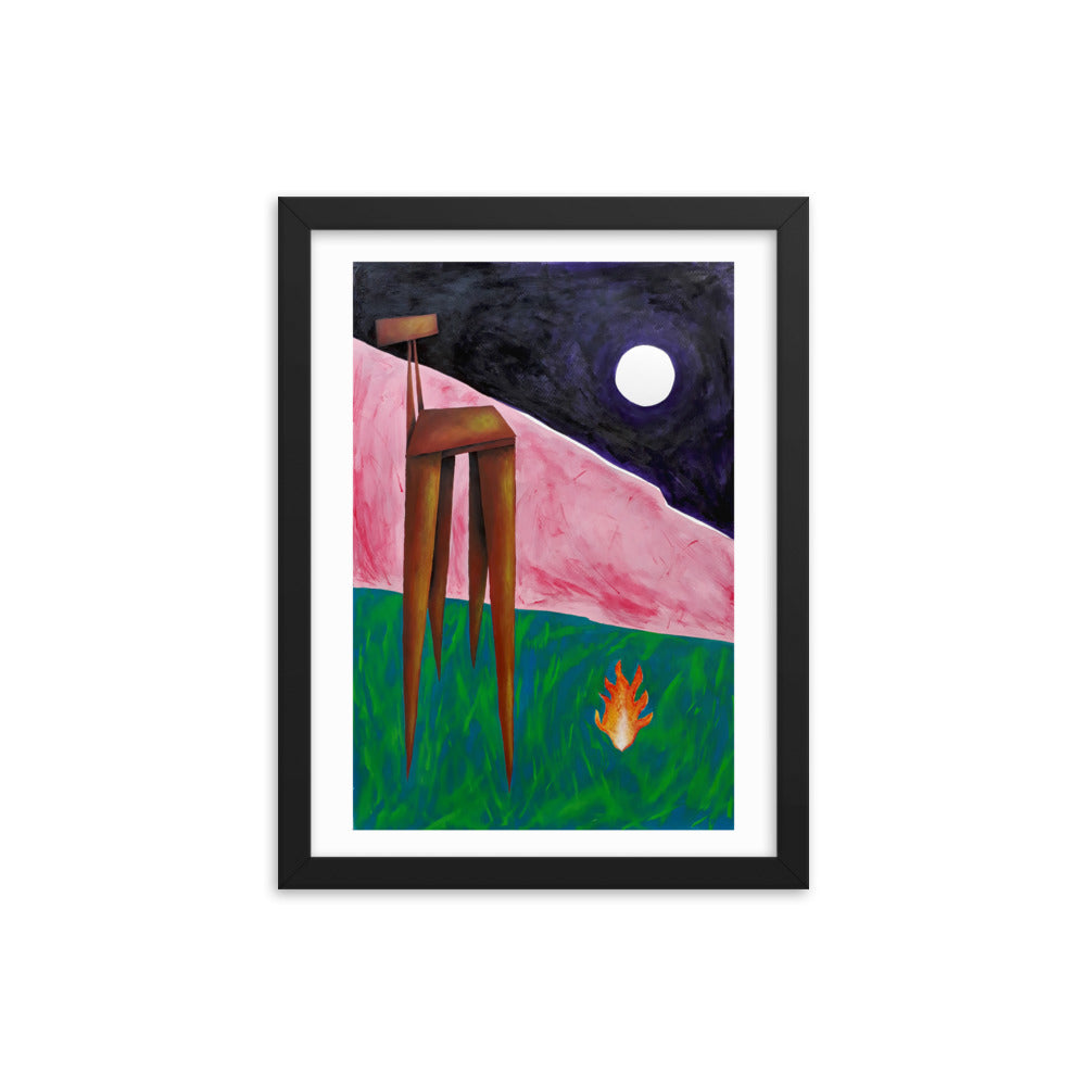 The picnic Framed poster