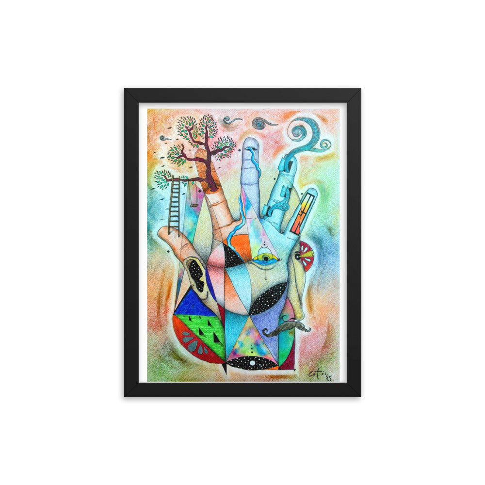 Elemental Framed poster