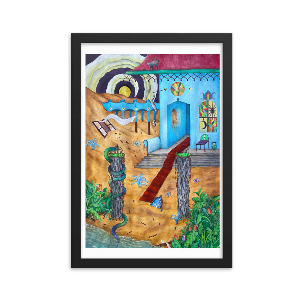 Visitantes Framed poster