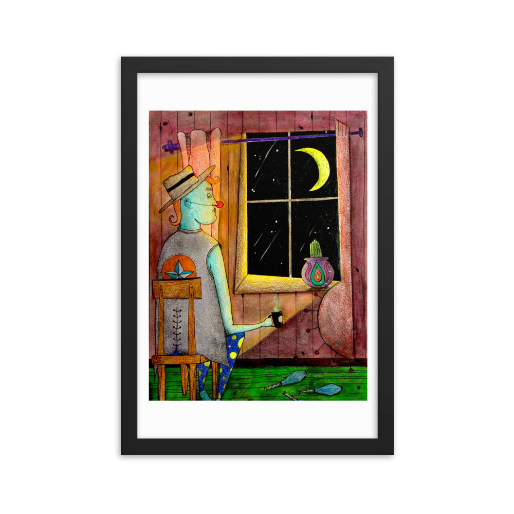 Malabar cosmo Framed poster