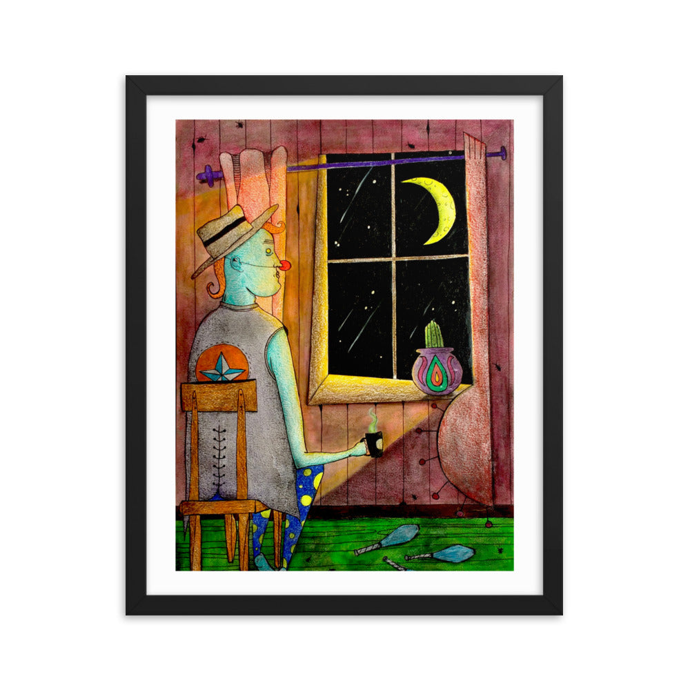 Malabar cosmo Framed poster