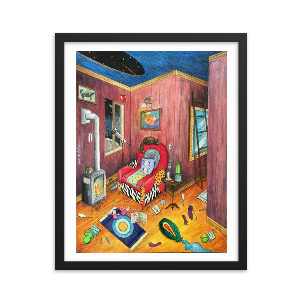 Sweet home Framed poster