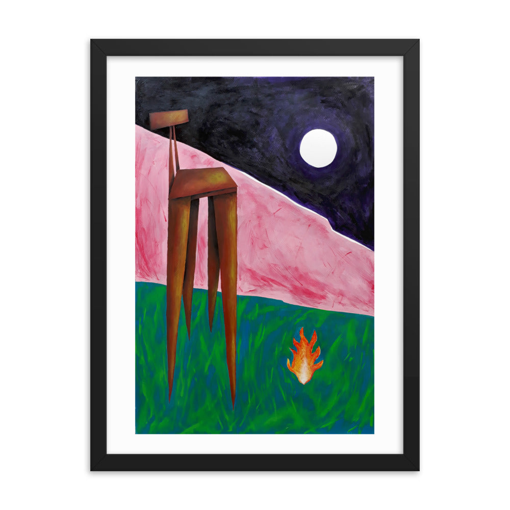 The picnic Framed poster