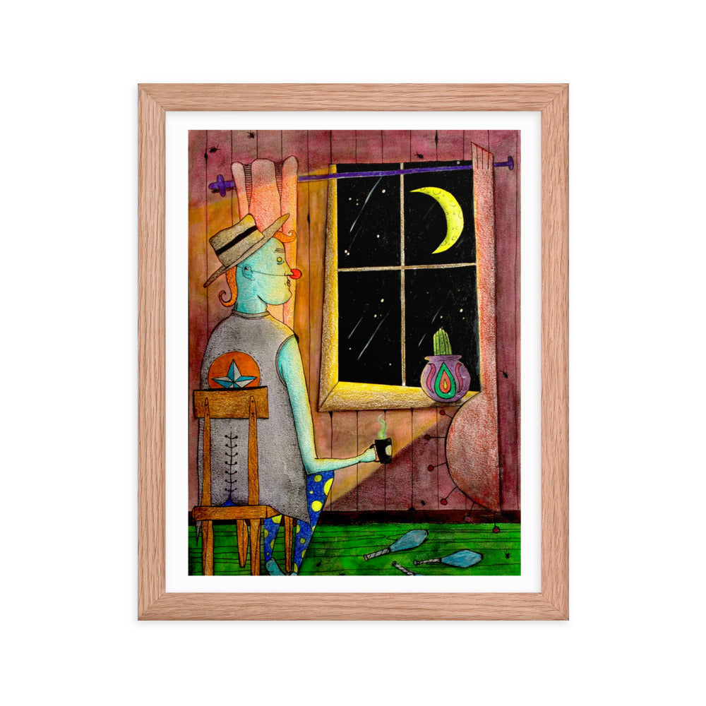 Malabar cosmo Framed poster