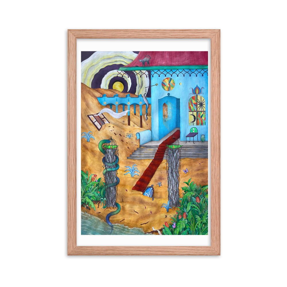 Visitantes Framed poster