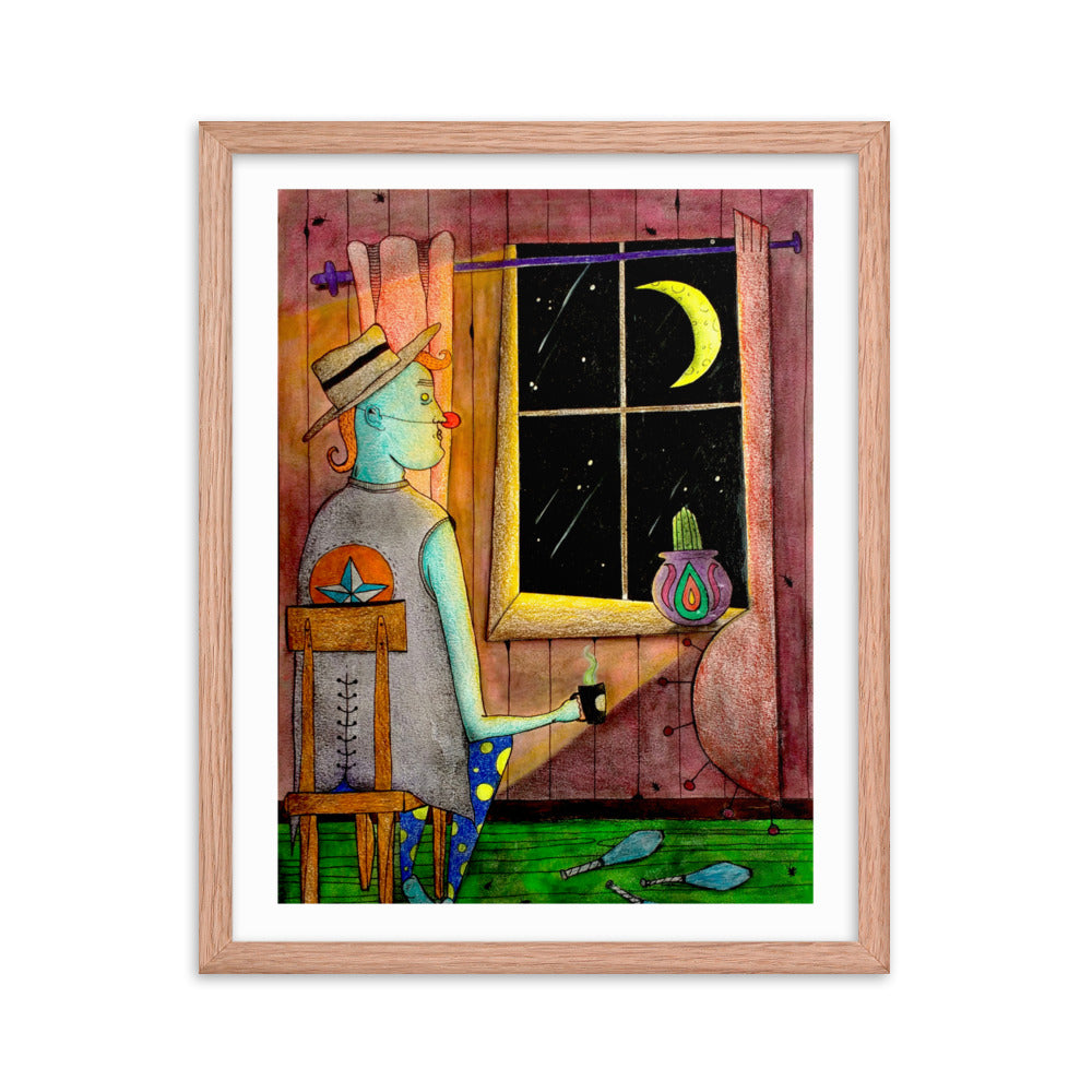 Malabar cosmo Framed poster